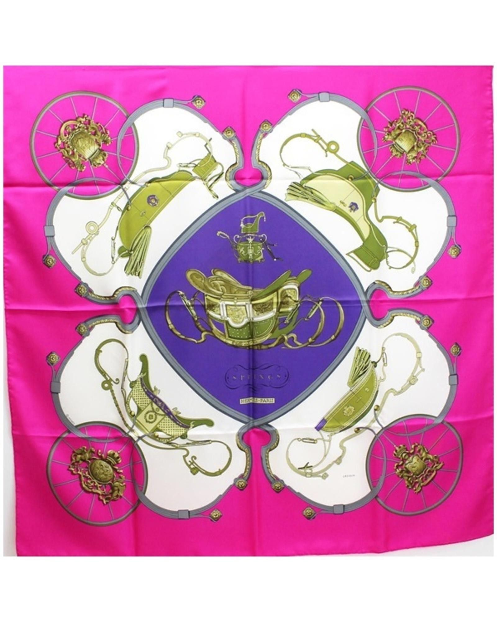 image of Versatile And Timeless Hermes Carre 90 Silk Scarf, Women's