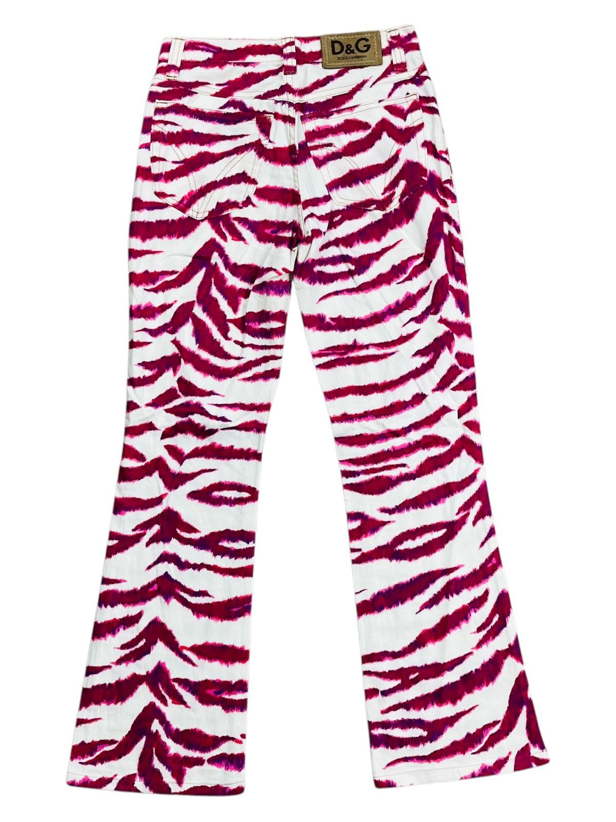 Dolce & Gabbana Archive Dolce Gabbana Paris Hilton Style Zebra Denim Pants Size 27" / US 4 / IT 40 - 2 Thumbnail