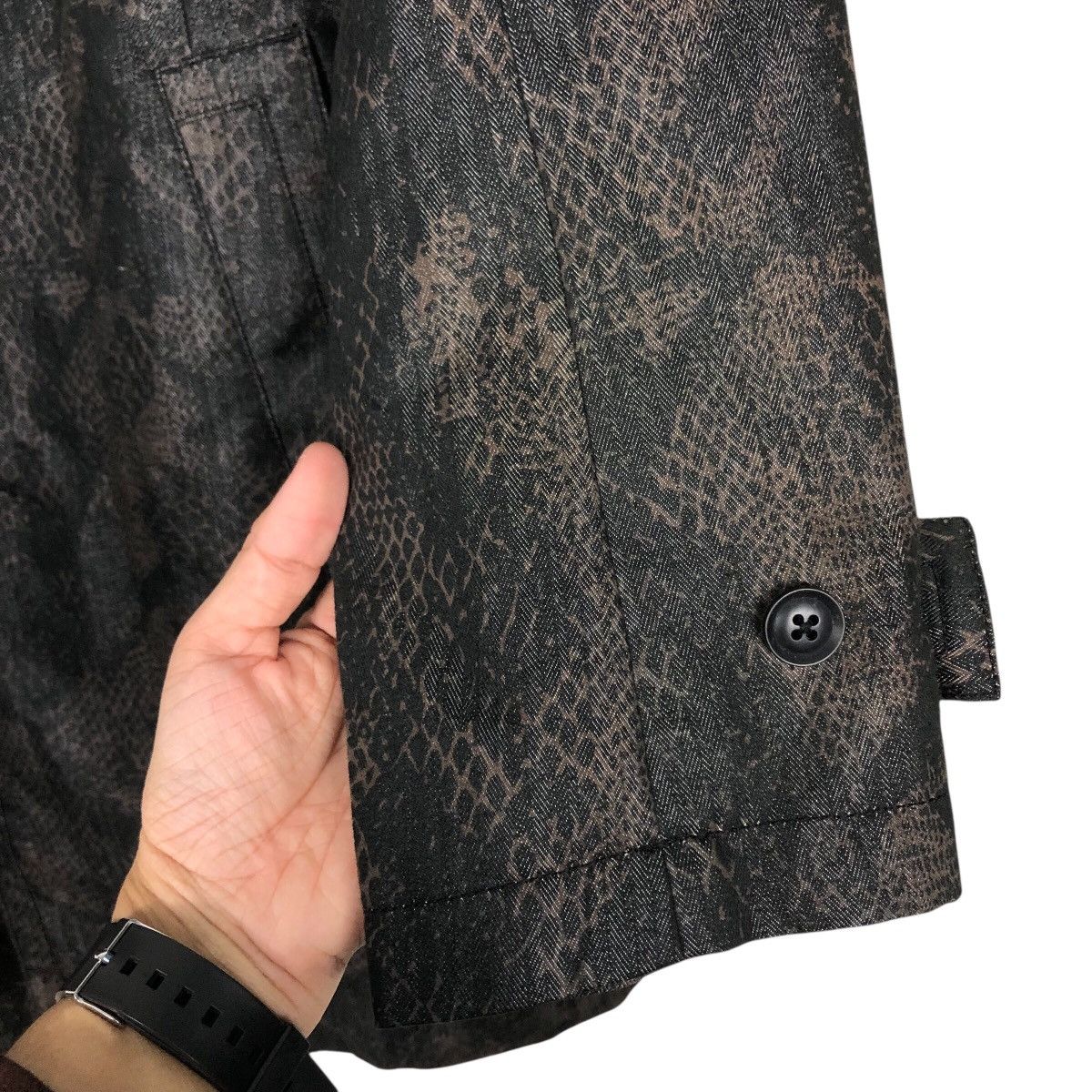 Tornado Mart Bondage Parachute Biker Jacket Tornado Mart Snake Skin Style Size US L / EU 52-54 / 3 - 16 Thumbnail