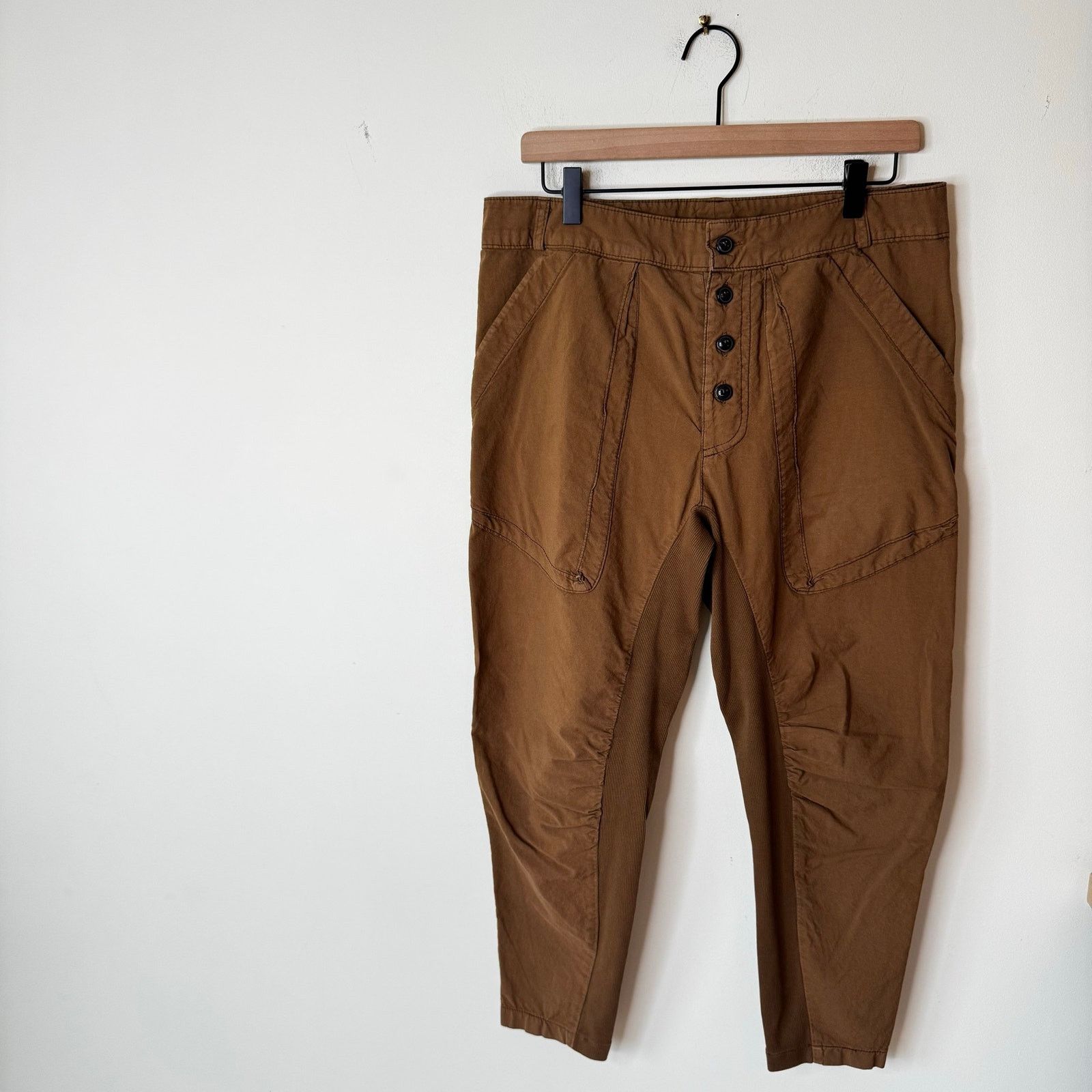 Other PRAIRIE UNDERGROUND Button Front Ribbed Pants Brown Medium Size 28" / US 6 / IT 42 - 1 Thumbnail