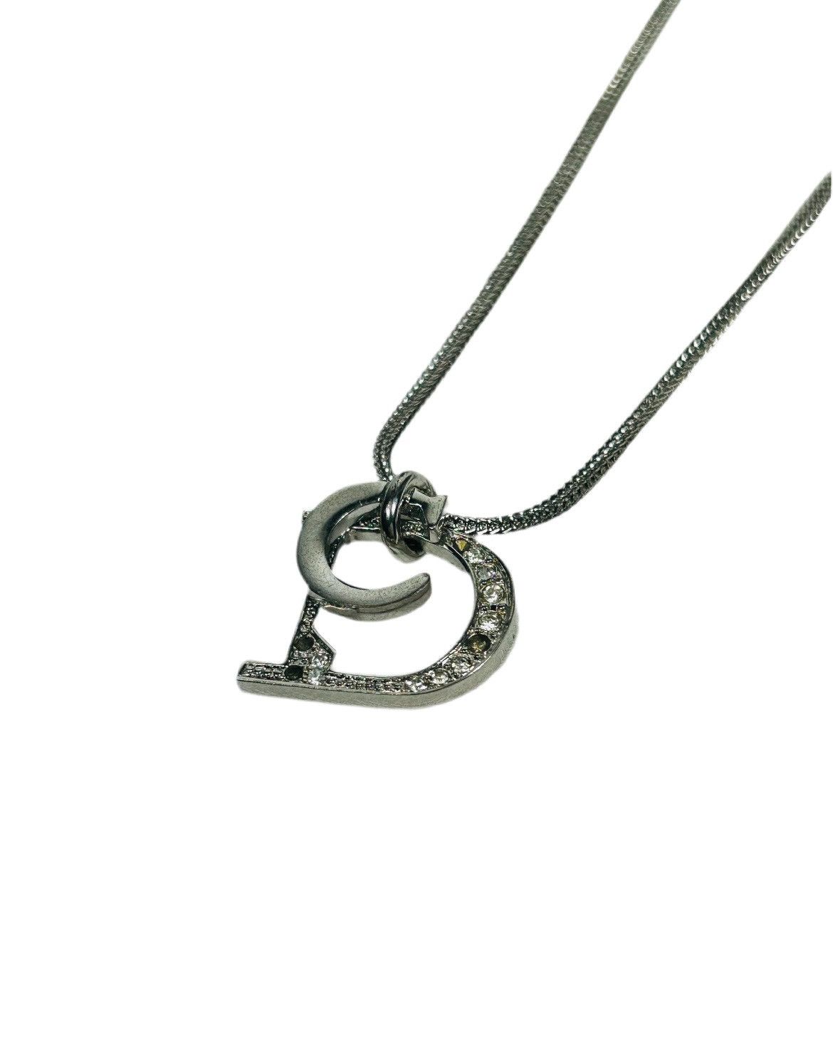 Dior Dior Encrusted CD Necklace Size ONE SIZE - 2 Thumbnail