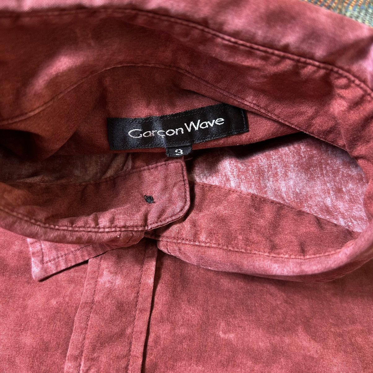 Vintage Garcon Wave Button Long Sleeve Shirt Size M / US 6-8 / IT 42-44 - 3 Thumbnail