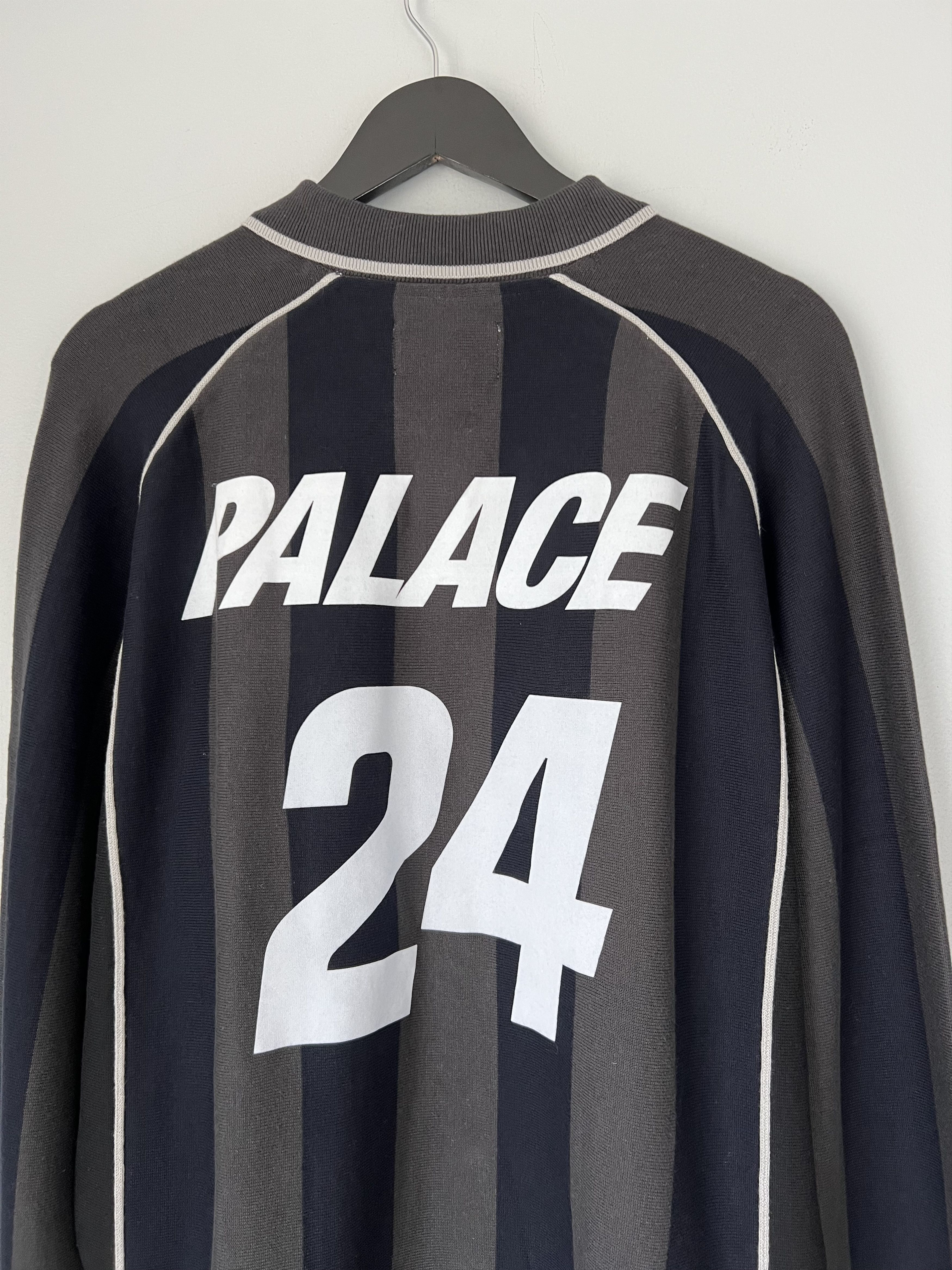 Palace Palace Sportiva Knit Jersey in Black | Grailed