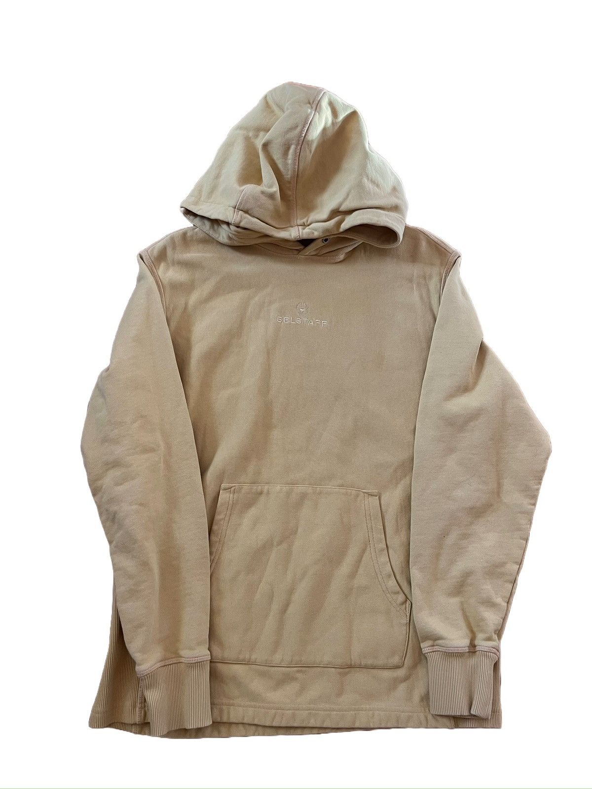 Belstaff Belstaff Mustard Embroidered Hoodie Size US L / EU 52-54 / 3 - 1 Thumbnail