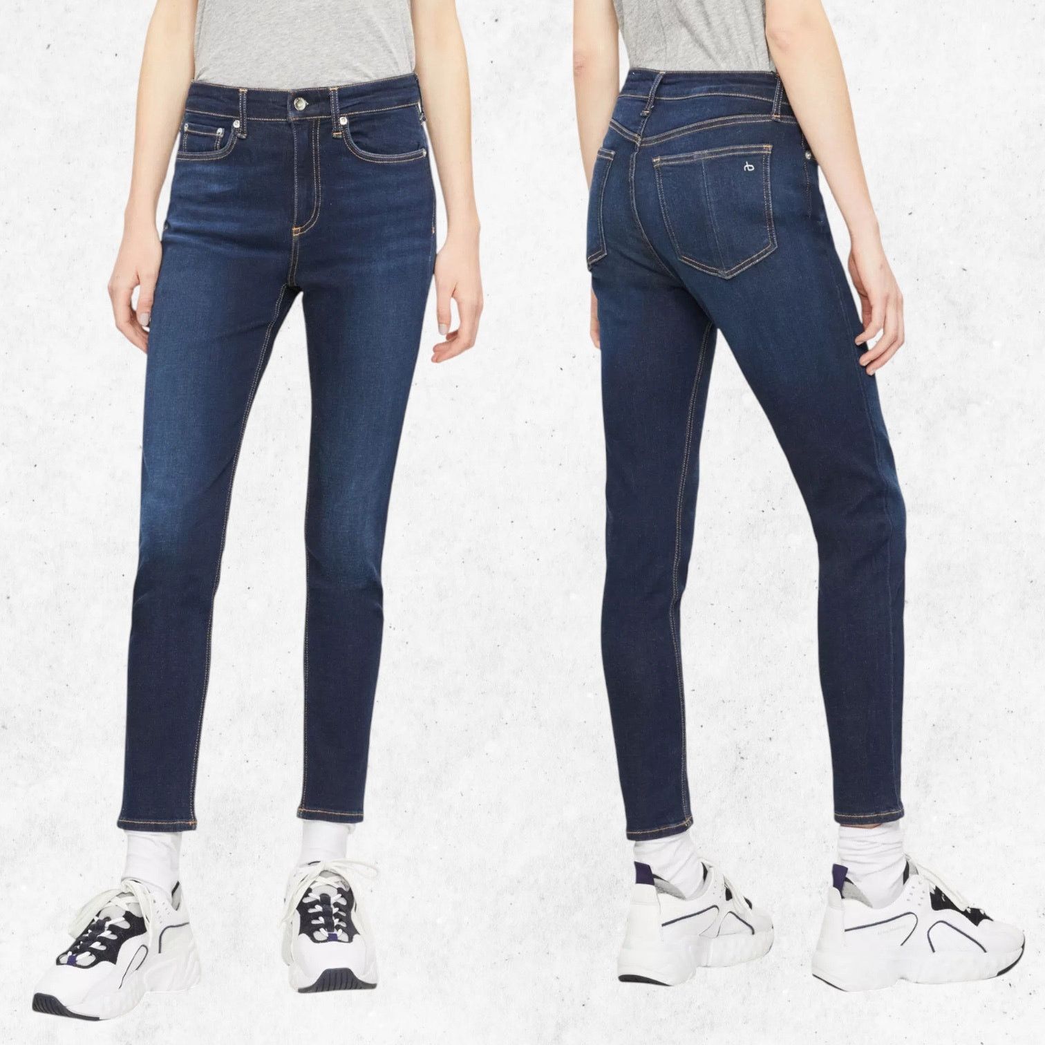 Rag & Bone Rag & Bone Jeans Women's Size 25 Nina Skinny High-Rise Jeans Size 25" / US 0 / IT 36 - 1 Thumbnail