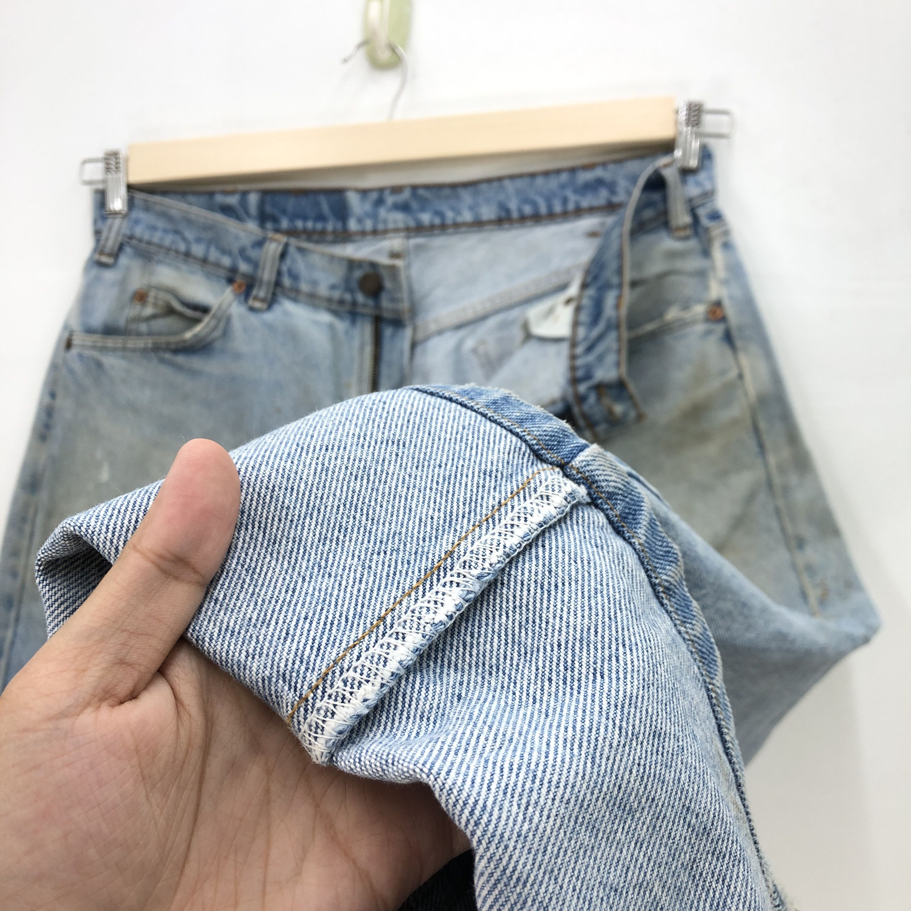 Levi's Vintage Levis Light Wash Jeans Orange Tab Levi's 665 Denim Size US 34 / EU 50 - 8 Thumbnail