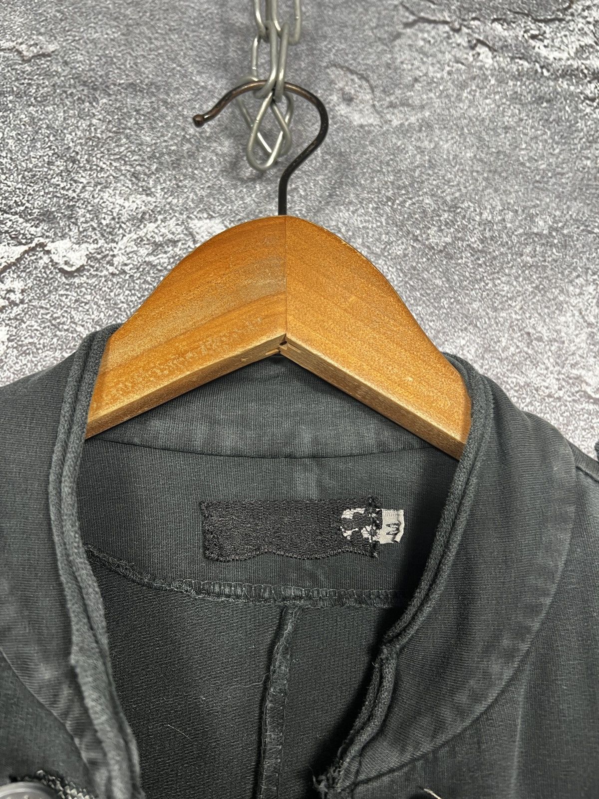 Hysteric Glamour 00s Military Napoleon Washed Jacket Gothic Balmain Style Size M / US 6-8 / IT 42-44 - 6 Thumbnail