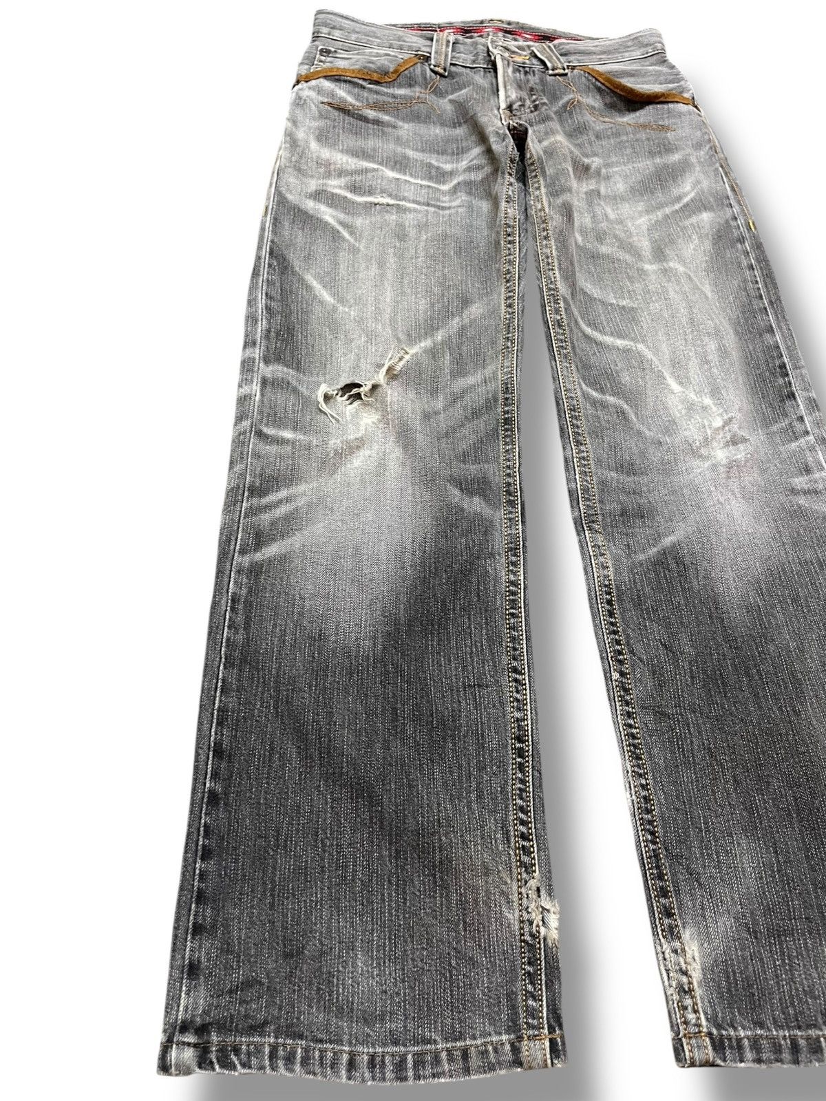 Edwin Vintage Edwin Exclusive Vintage Faded Distressed Denim Size US 30 / EU 46 - 3 Thumbnail
