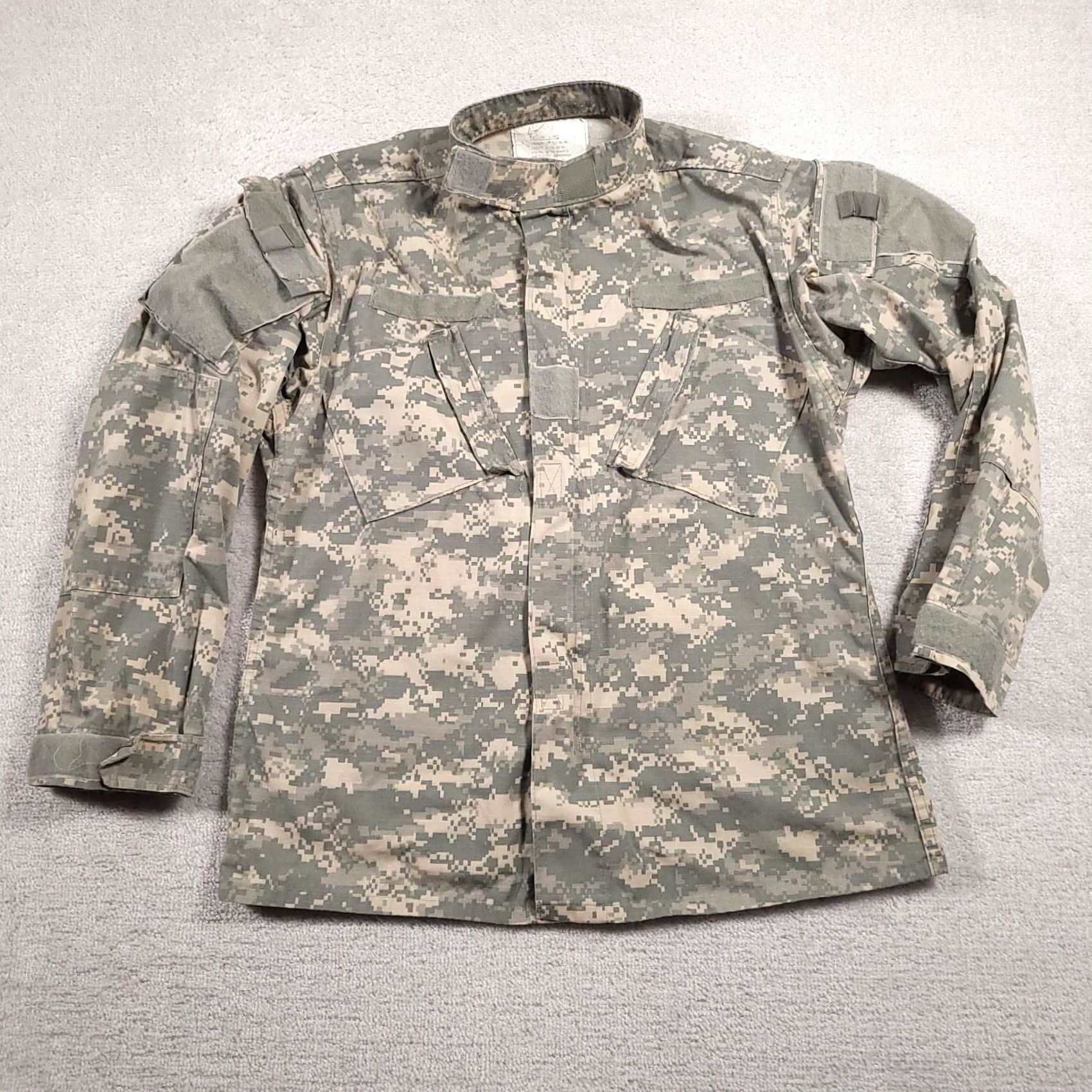 Vintage VINTAGE Military Official Army Combat Digital Camo Jacket Mens Long Size US M / EU 48-50 / 2 - 2 Thumbnail