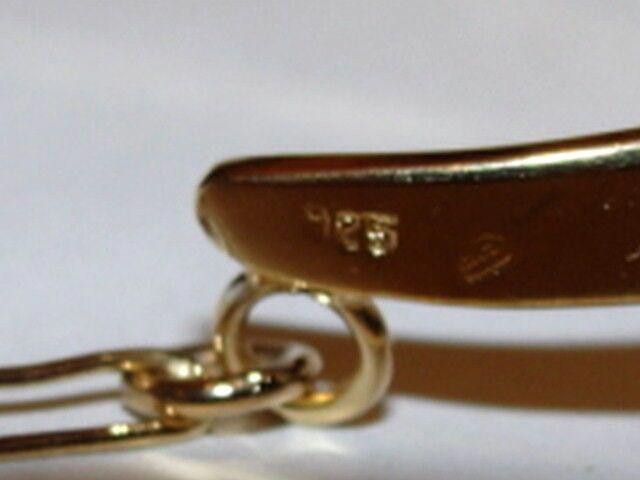 Other Israeli 14kt Gold Vermeil Sterling Smoky Quartz Bracelet Size ONE SIZE - 5 Thumbnail