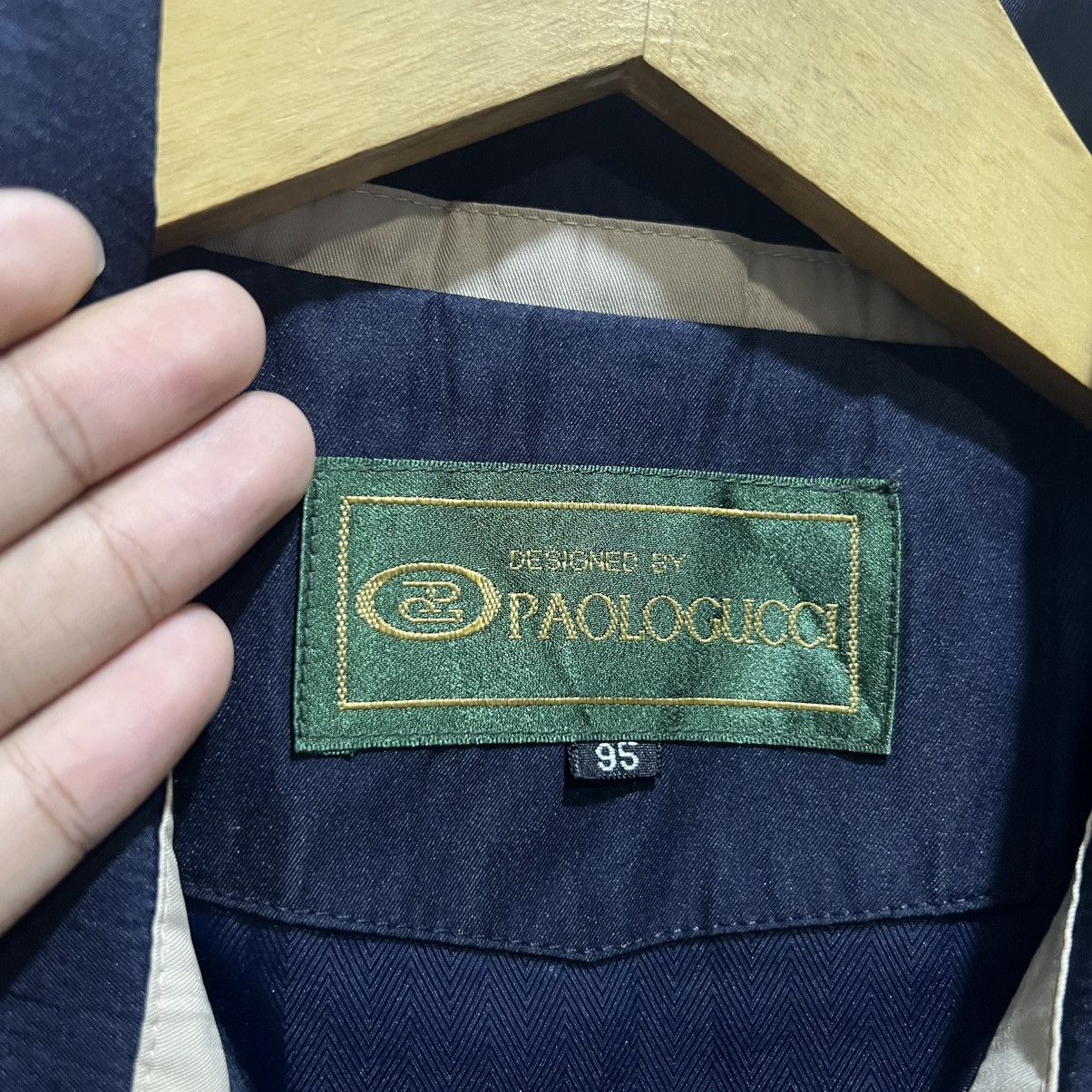 Paolo Gucci Paolo Gucci Work Jacket Navy Size US XL / EU 56 / 4 - 5 Thumbnail