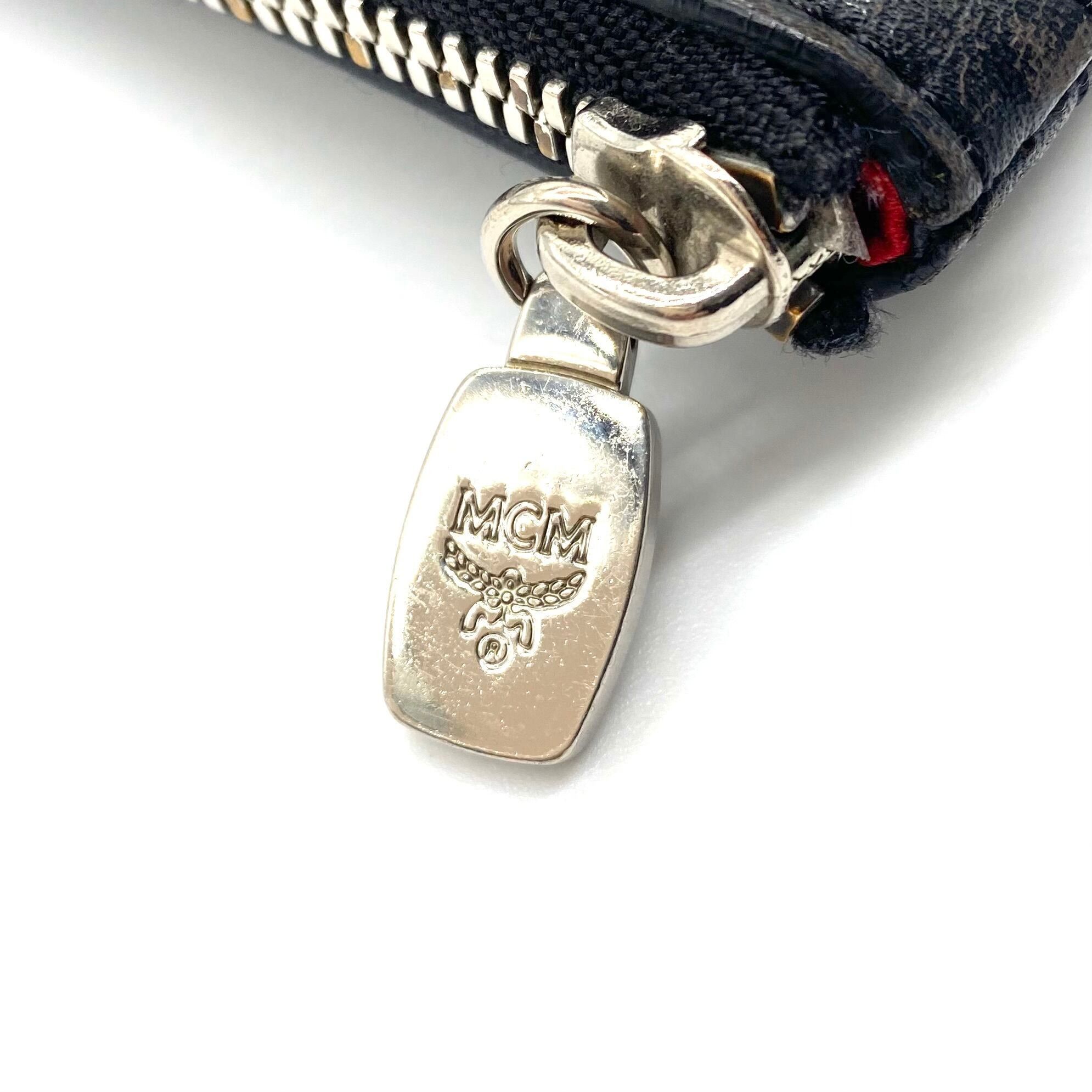 MCM MCM Visetos Clutch Bag with studs Black oveless guild prime Size ONE SIZE - 9 Thumbnail