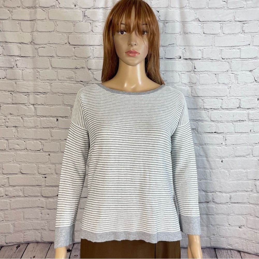 Other Cullen Stripe Back Zip Cotton Blend Sweater Size S Size S / US 4 / IT 40 - 1 Thumbnail