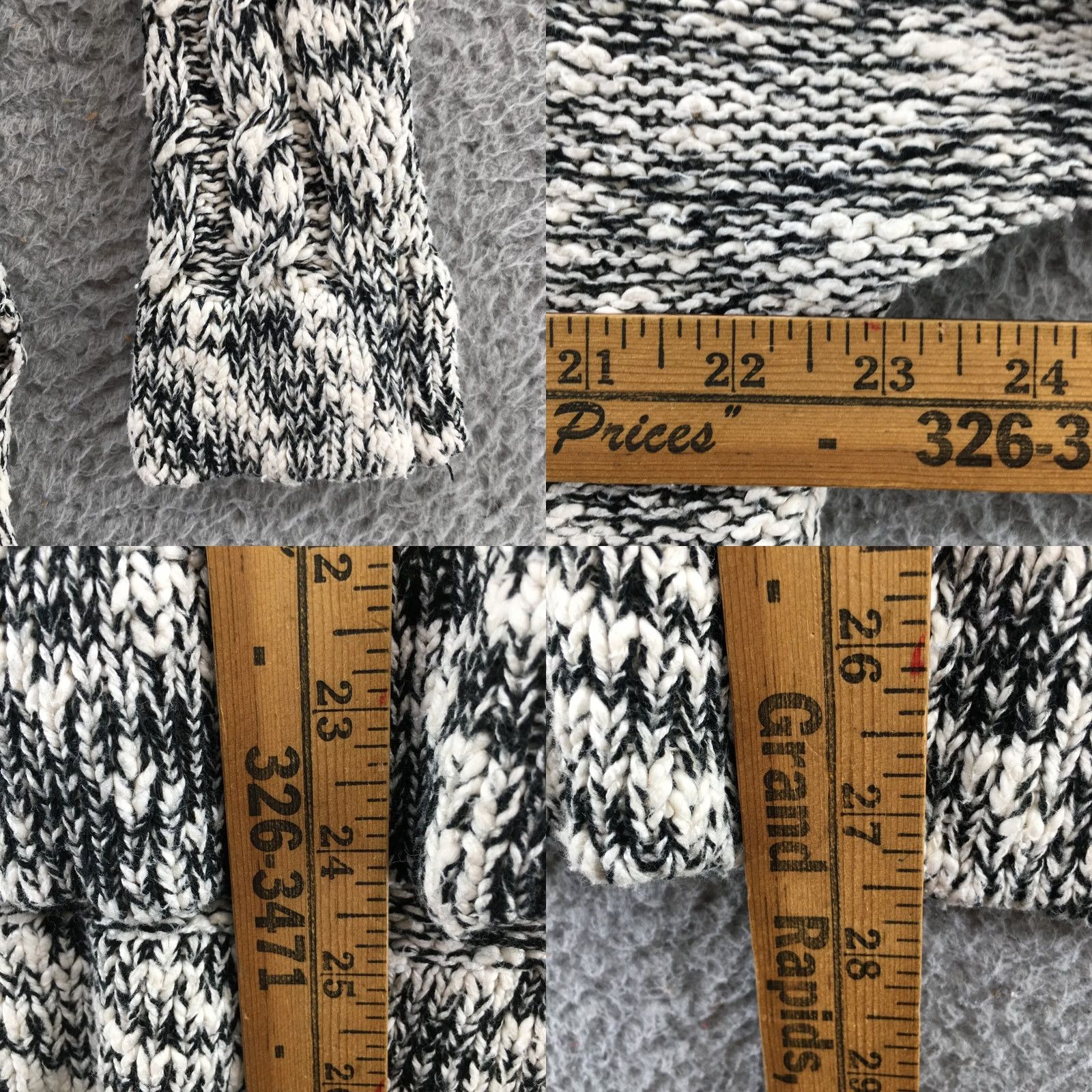 Vintage Havana Vintage Havana Sweater Womens S Black White Cold Shoulder Long Sleeve Knitted Size S / US 4 / IT 40 - 8 Thumbnail