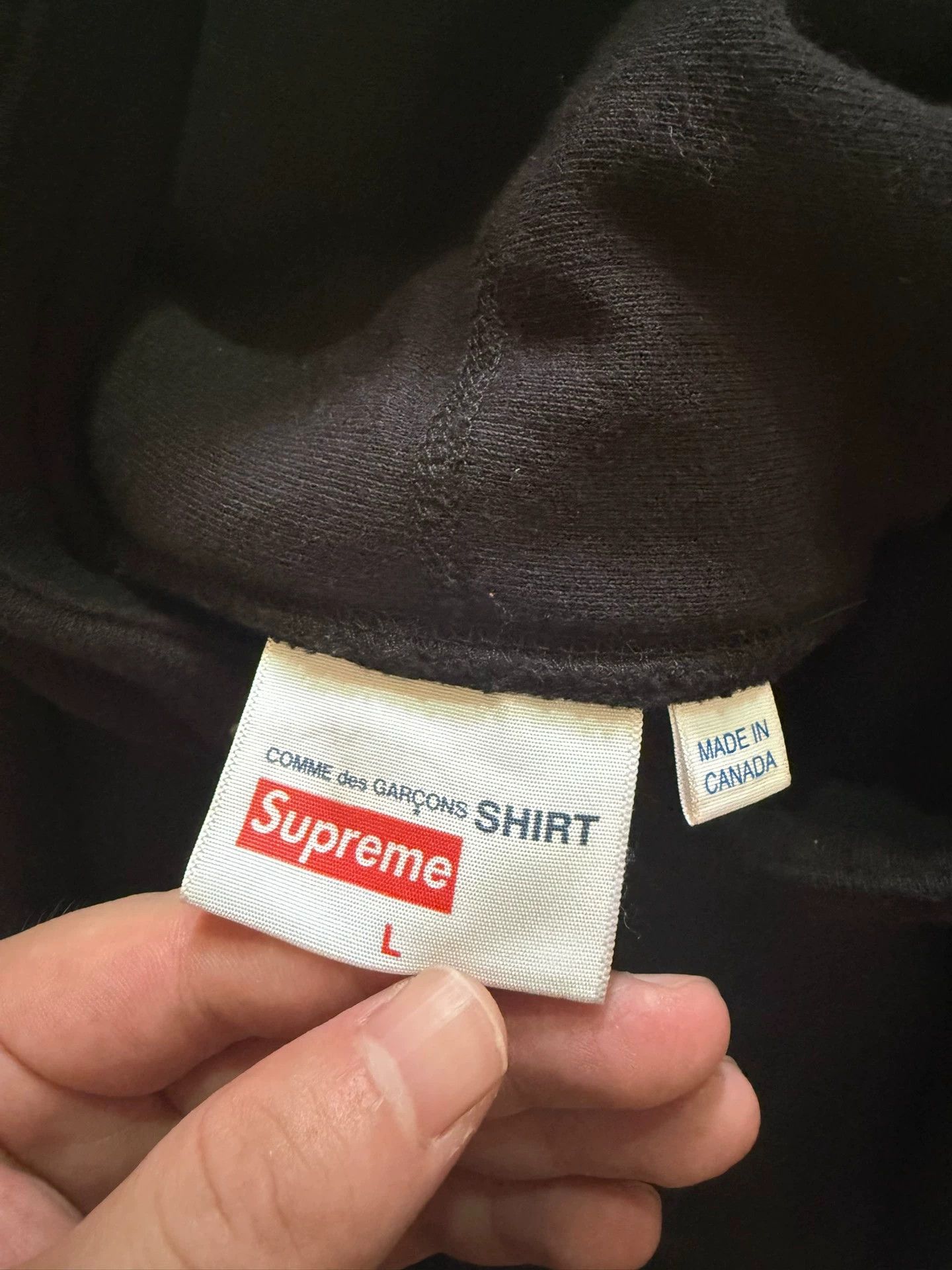 Supreme Supreme x CDG Box Logo Pleated Hoodie L Mint Size US L / EU 52-54 / 3 - 4 Thumbnail