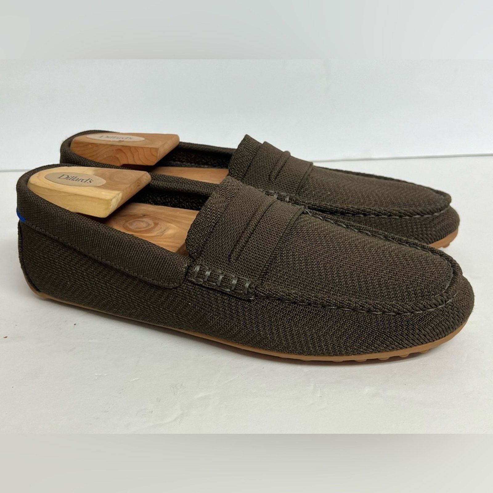 Rothy's NEW Rothys Driving Loafer Mens 8.5 Brown Herringbone Slip On Size US 8.5 / EU 41-42 - 3 Thumbnail