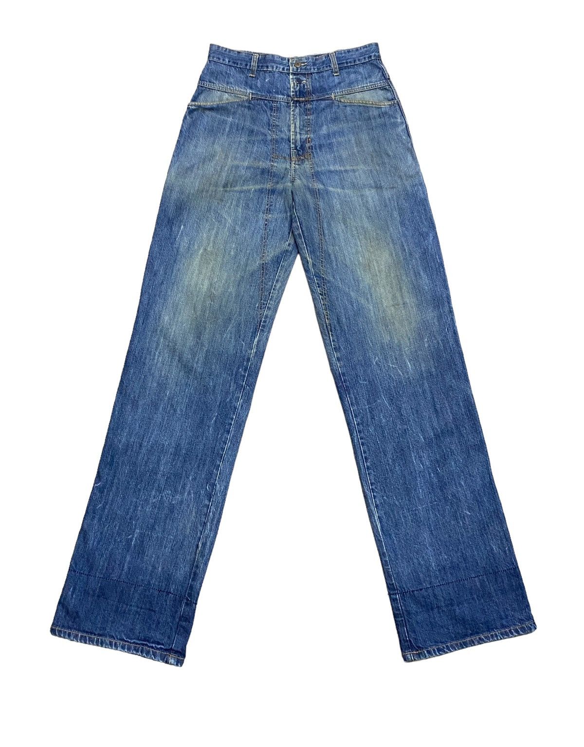Other Rare Vintage Marithe Francois Girbaud Baggy Jeans 1990s Size US 33 - 2 Thumbnail