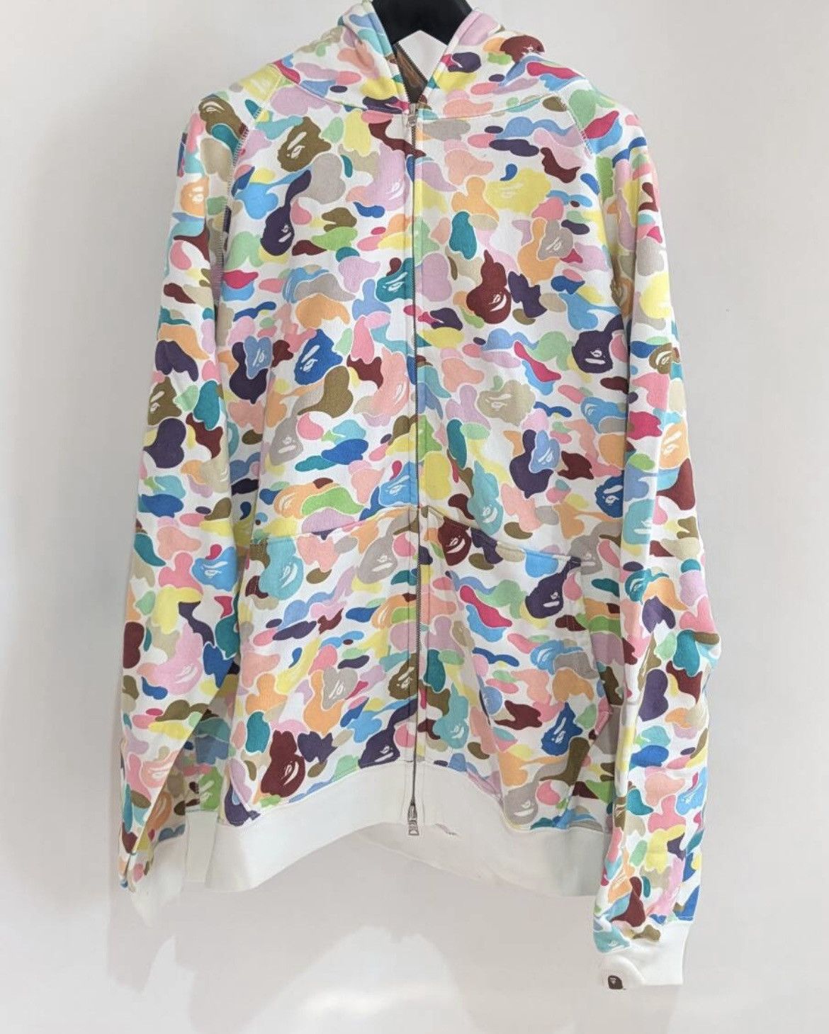 Bape RARE OG 2005 A BATHING APE MULTI CAMO FULLZIP HOODIE Size US L / EU 52-54 / 3 - 1 Thumbnail