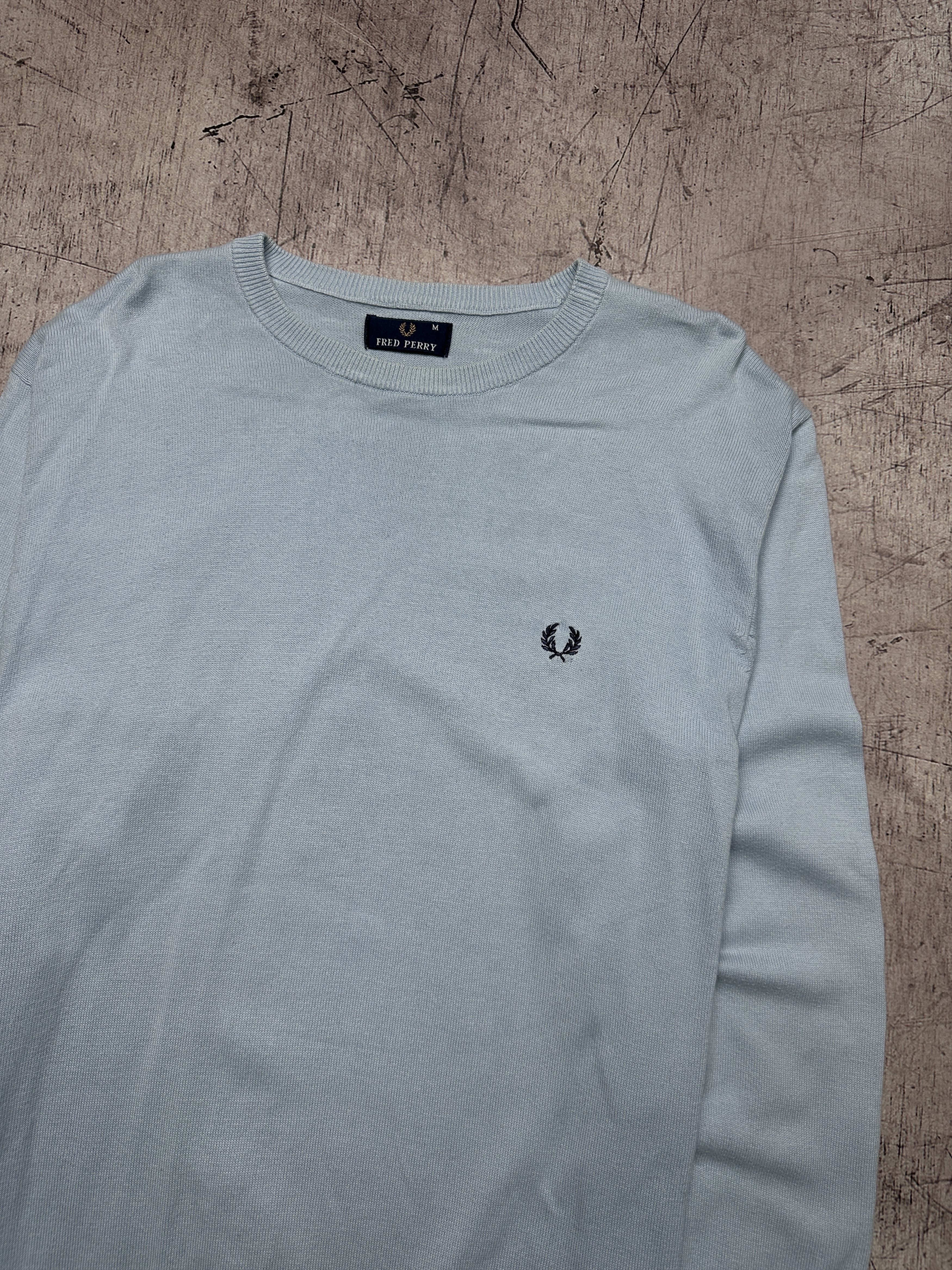 Fred Perry Fred Perry Vintage Mens Crew Neck Sweater Size US M / EU 48-50 / 2 - 2 Thumbnail