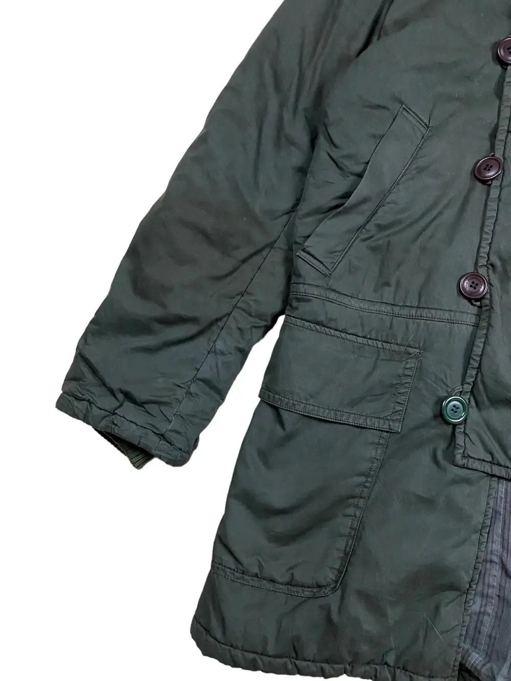 Issey Miyake × Japanese Brand × Vintage Vintage Sunaokuwahara By Issey Miyake Fur Jacket Parka Size US M / EU 48-50 / 2 - 5 Thumbnail