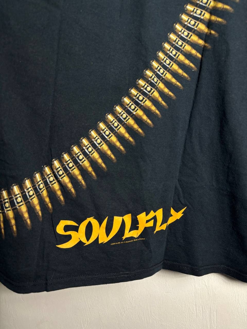 Band Tees Soulfly 2009 RARE Cartridge Vintage T-Shirt Tee Size US L / EU 52-54 / 3 - 4 Thumbnail