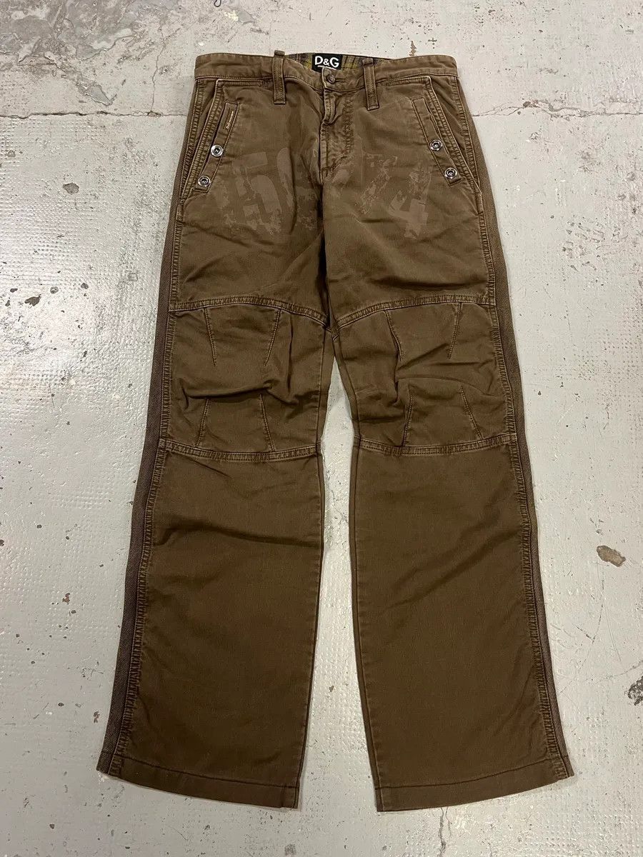 Dolce & Gabbana AW2004 Dolce & Gabbana Double Pocket Military Brown Pants Size US 30 / EU 46 - 5 Thumbnail