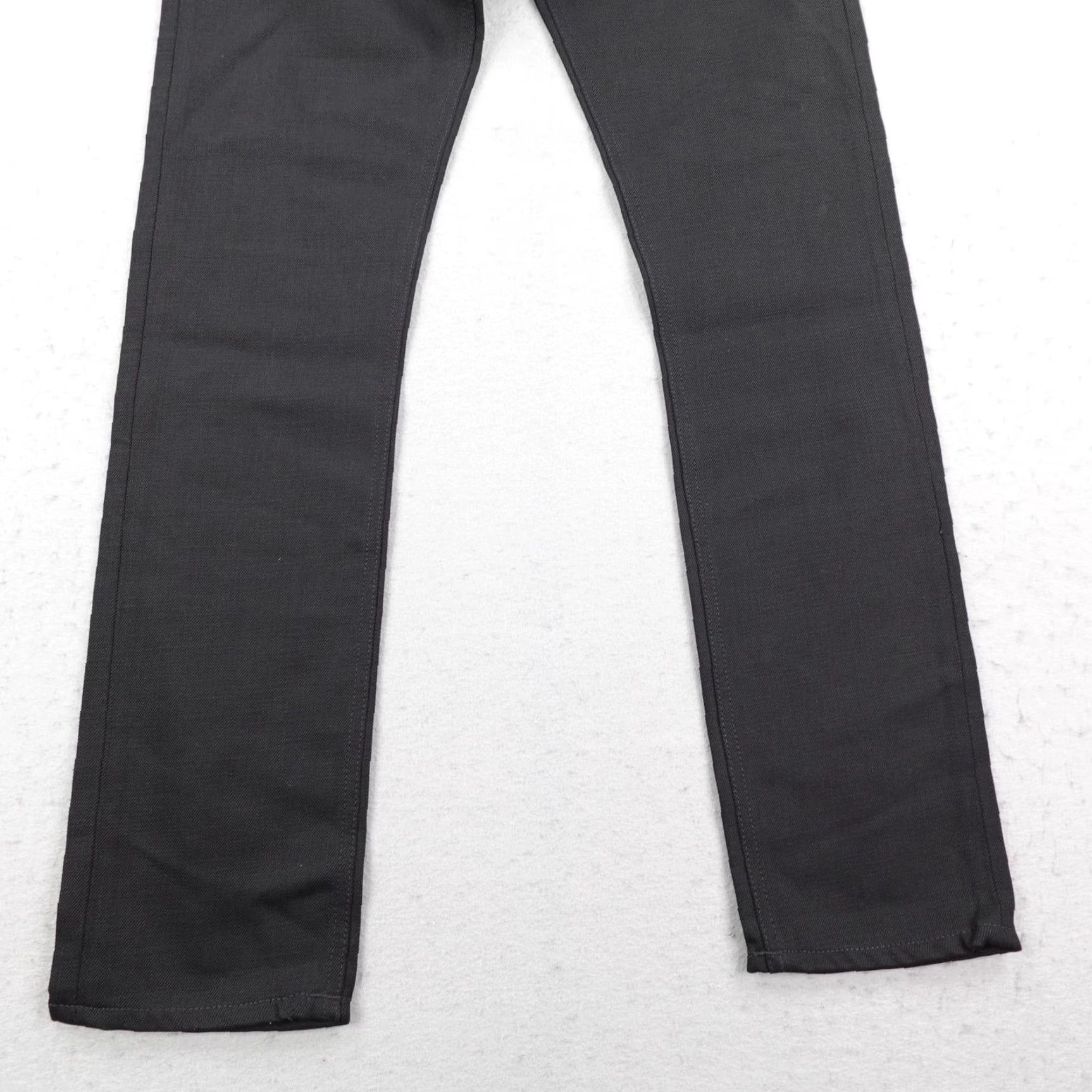 Nudie Jeans Nudie Jeans Co Slim Fit Jeans 28x32 Regular Button Fly Denim Black Fearless Freddie Men's Mature Mens 28x32 Slim Raw Denim Size US 28 / EU 44 - 3 Thumbnail