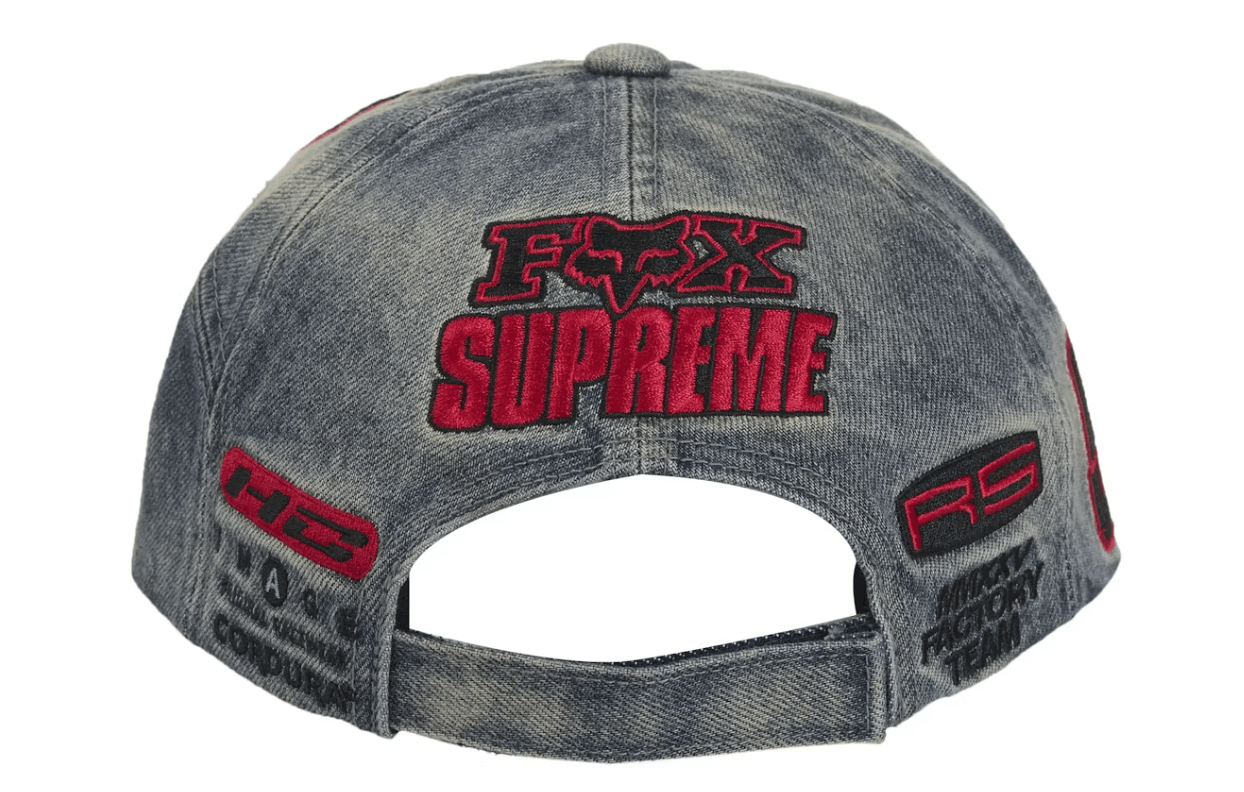 Supreme Supreme Fox Racing 6-Panel (FW25) Denim Size Adjustable Size ONE SIZE - 3 Thumbnail
