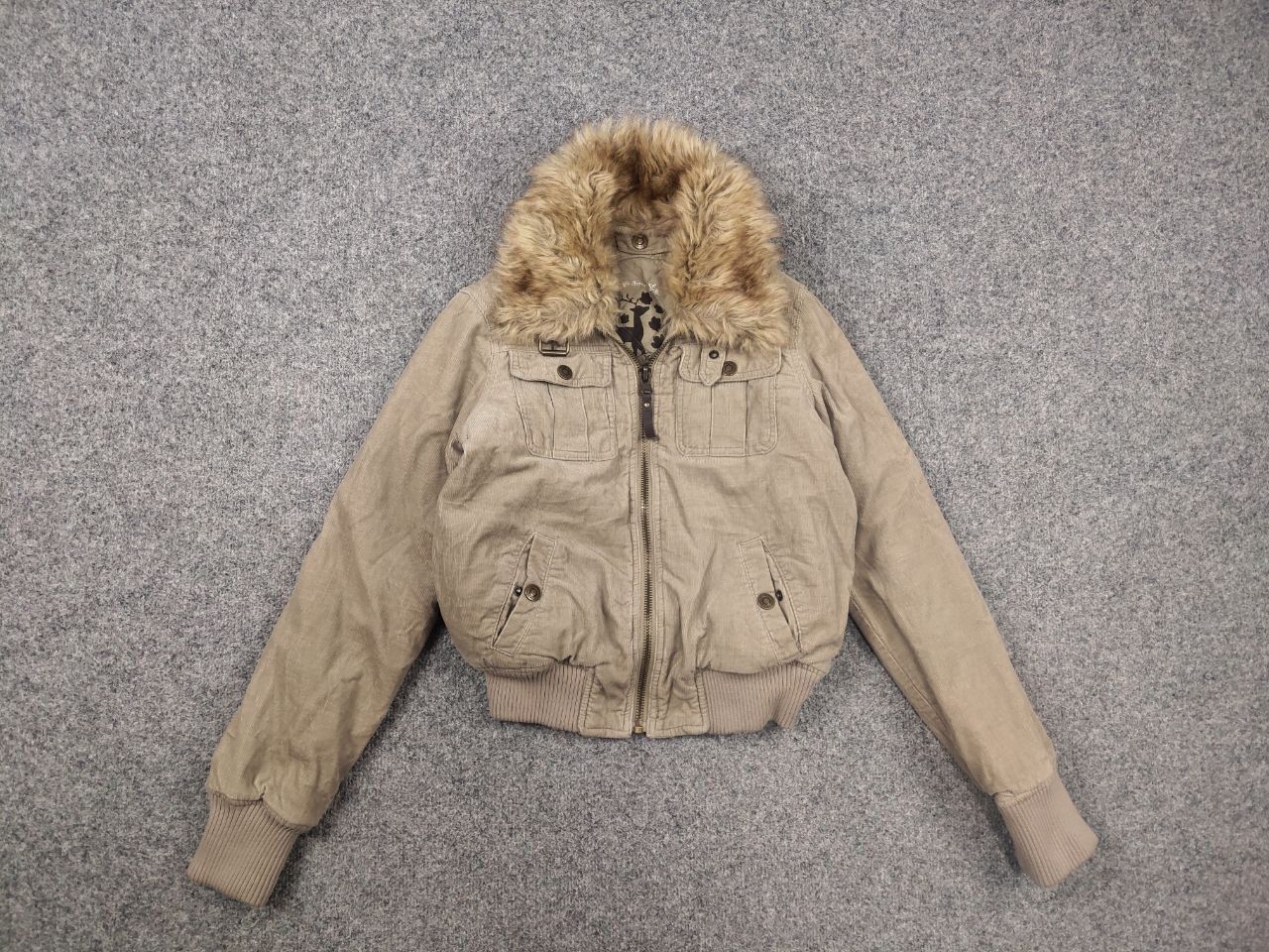 If Six Was Nine Vintage Y2K LGB if six was nine style Cargo pocke Fur Jacket Size M / US 6-8 / IT 42-44 - 9 Thumbnail