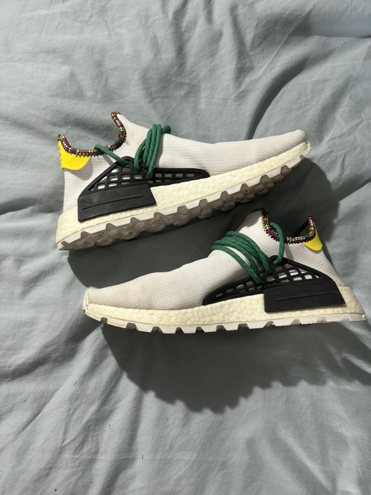 Adidas × Pharrell Adidas NMD HU Human Race Pharrell Size US 10.5 / EU 43-44 - 3 Thumbnail