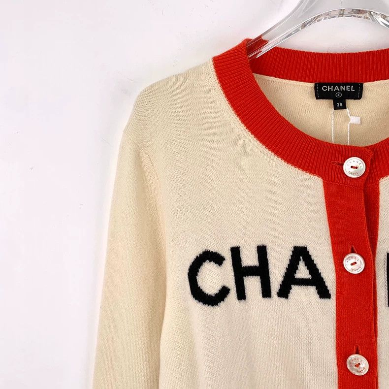 Chanel Chanel Beach series color-blocked logo letter inlaid cashm Size XS / US 0-2 / IT 36-38 - 3 Thumbnail