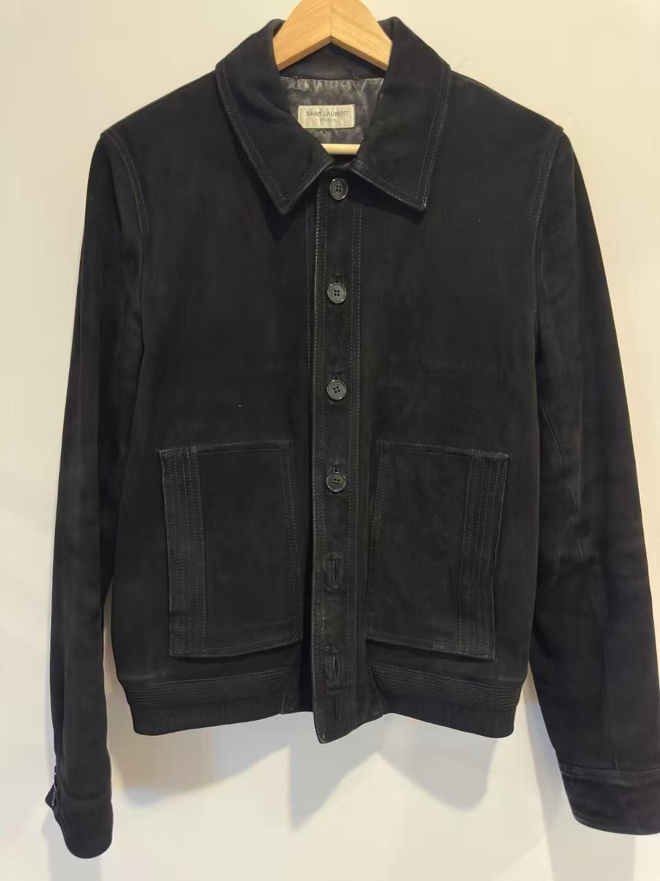Hedi Slimane × Saint Laurent Paris 15SS Hedi Leopard Suede Trapper