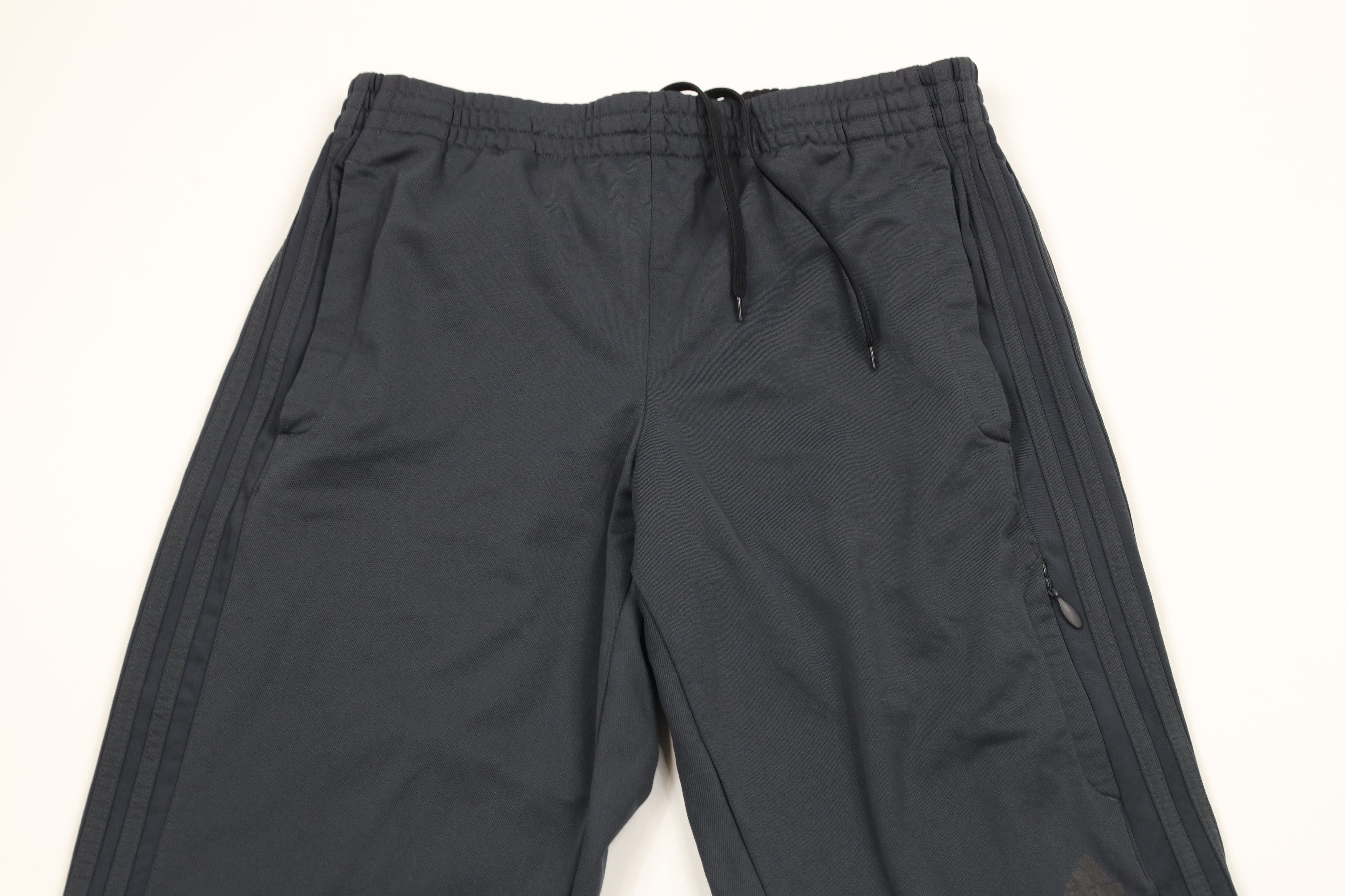 Adidas × Vintage Vintage Adidas Spell Out Striped Wide Leg Sweatpants Gray Size US 34 / EU 50 - 2 Thumbnail