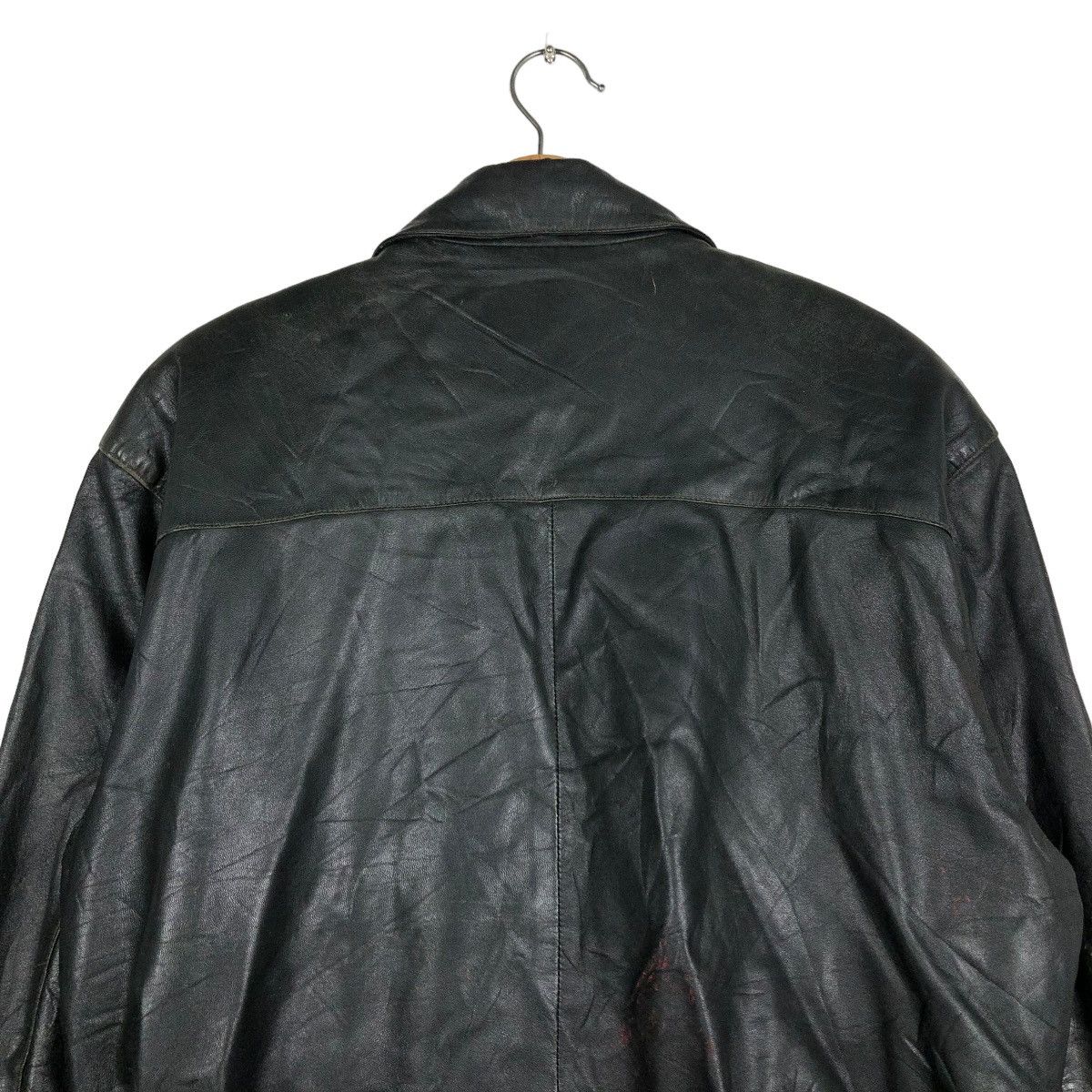 Japanese Brand 🔥VINTAGE LEATHER JACKET BIKER JAPAN BLANKET ISSEY MIYAKE Size US L / EU 52-54 / 3 - 11 Thumbnail