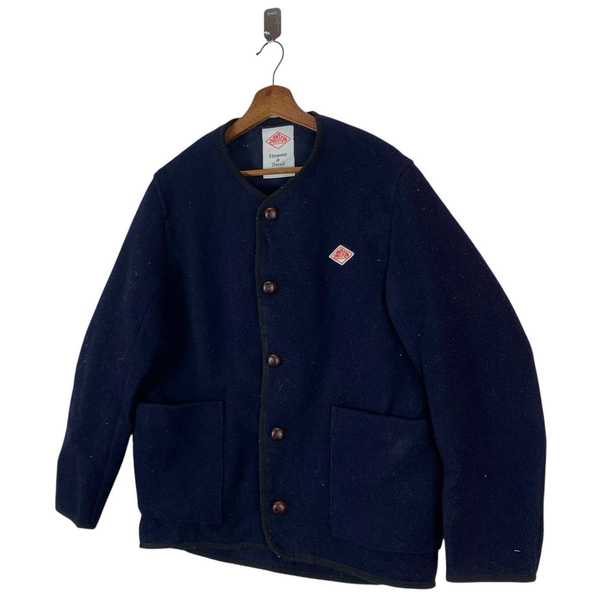 Danton × Vintage VINTAGE DANTON VETEMENTS DE TRAVAIL WOOL JACKET Size US M / EU 48-50 / 2 - 2 Thumbnail