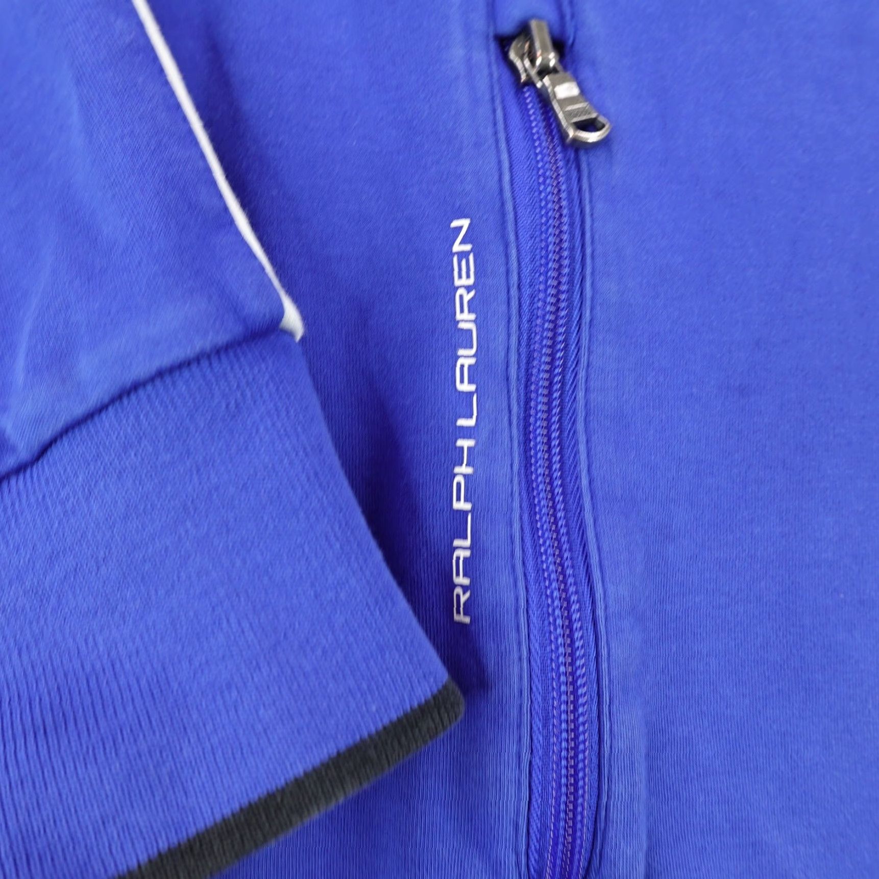 Ralph Lauren Ralph Lauren Jacket Mens XL Blue Full Zip Track Suit Top Coat Zip Up Sweatshirt B Size 46R - 6 Thumbnail