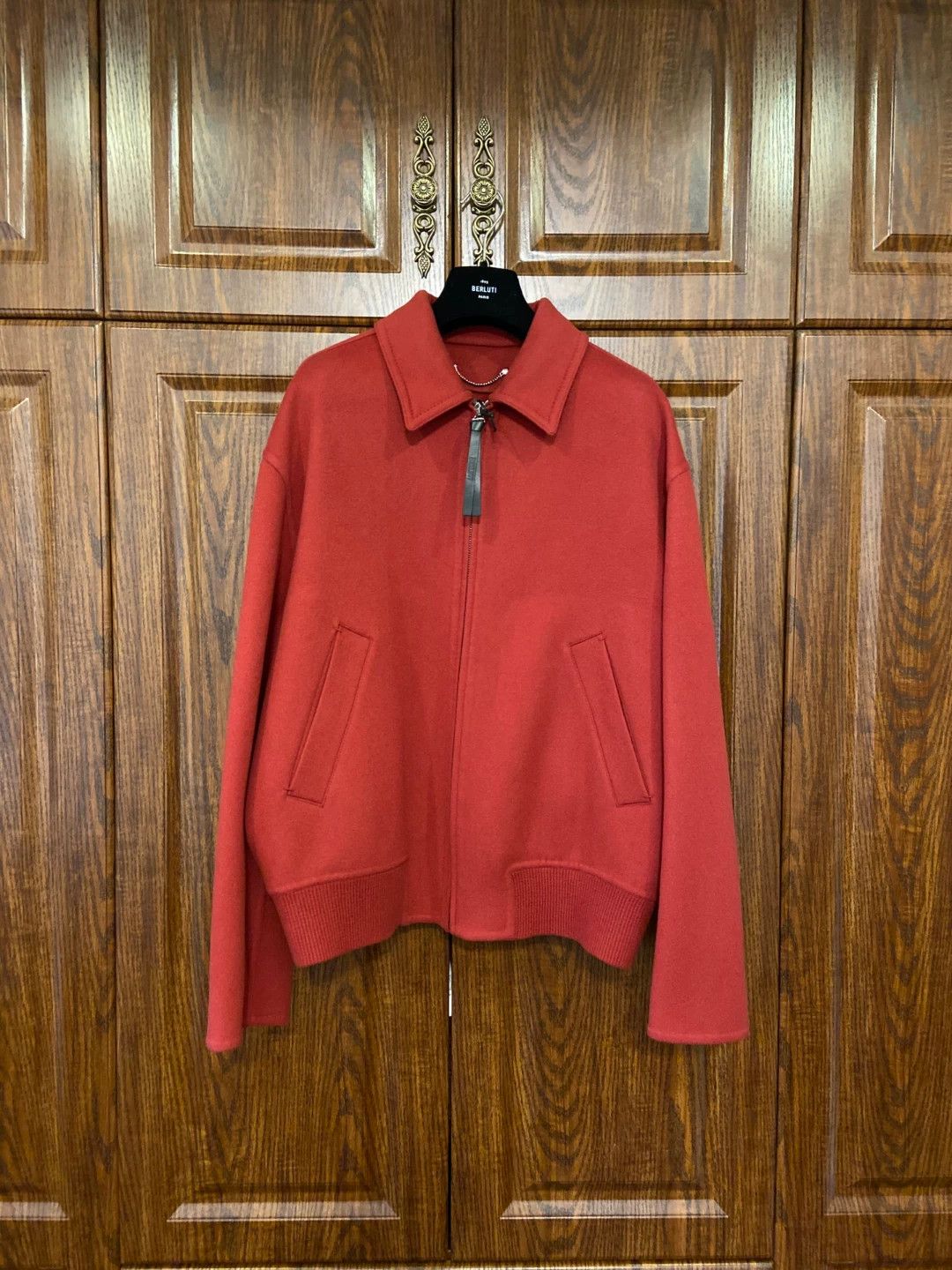 Berluti BERLUTI Runway Red Cashmere Jacket Size 52 Size US L / EU 52-54 / 3 - 2 Thumbnail