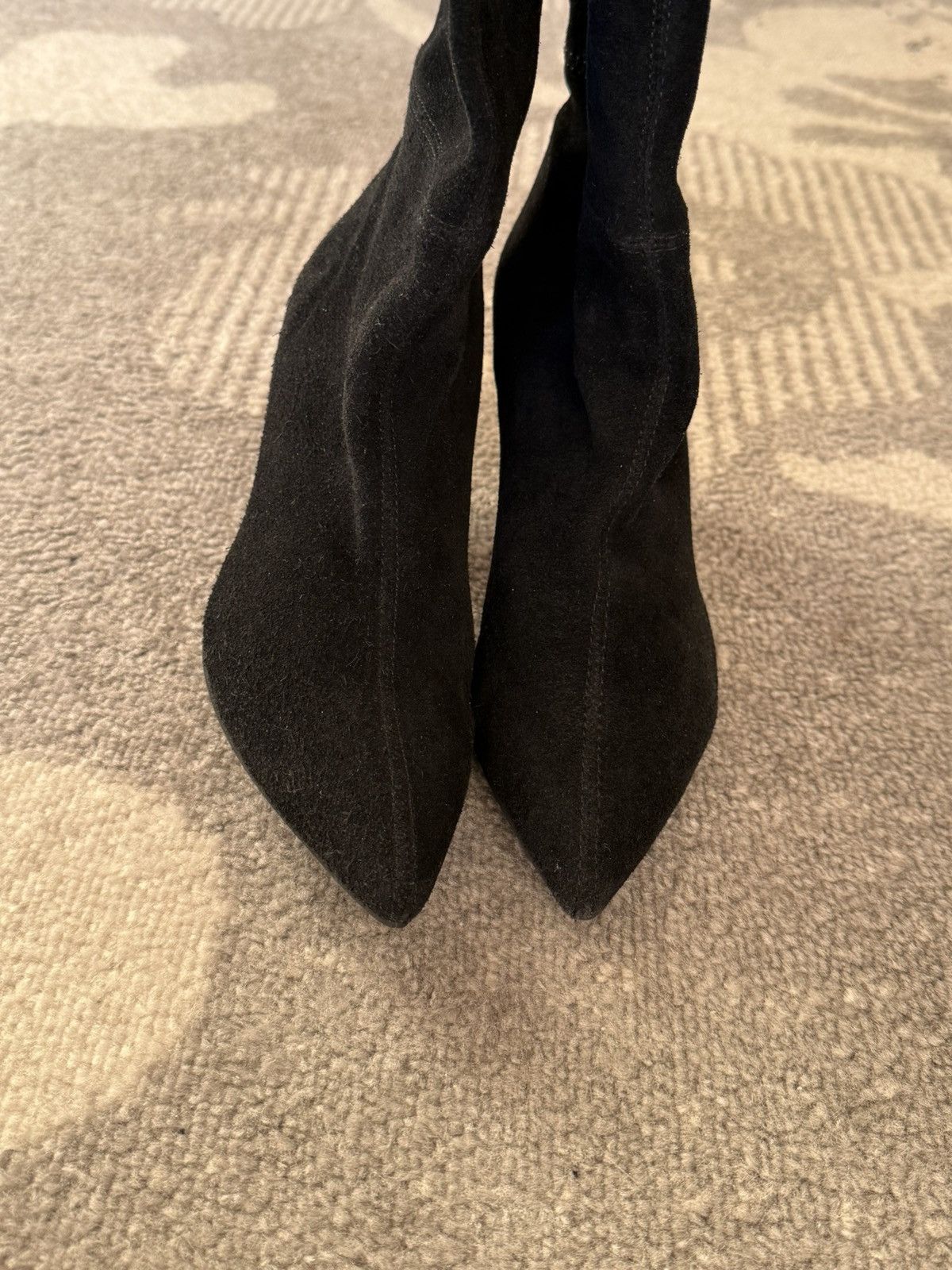 Zara suede boots with heels Zara Size US 9 / IT 39 - 4 Thumbnail