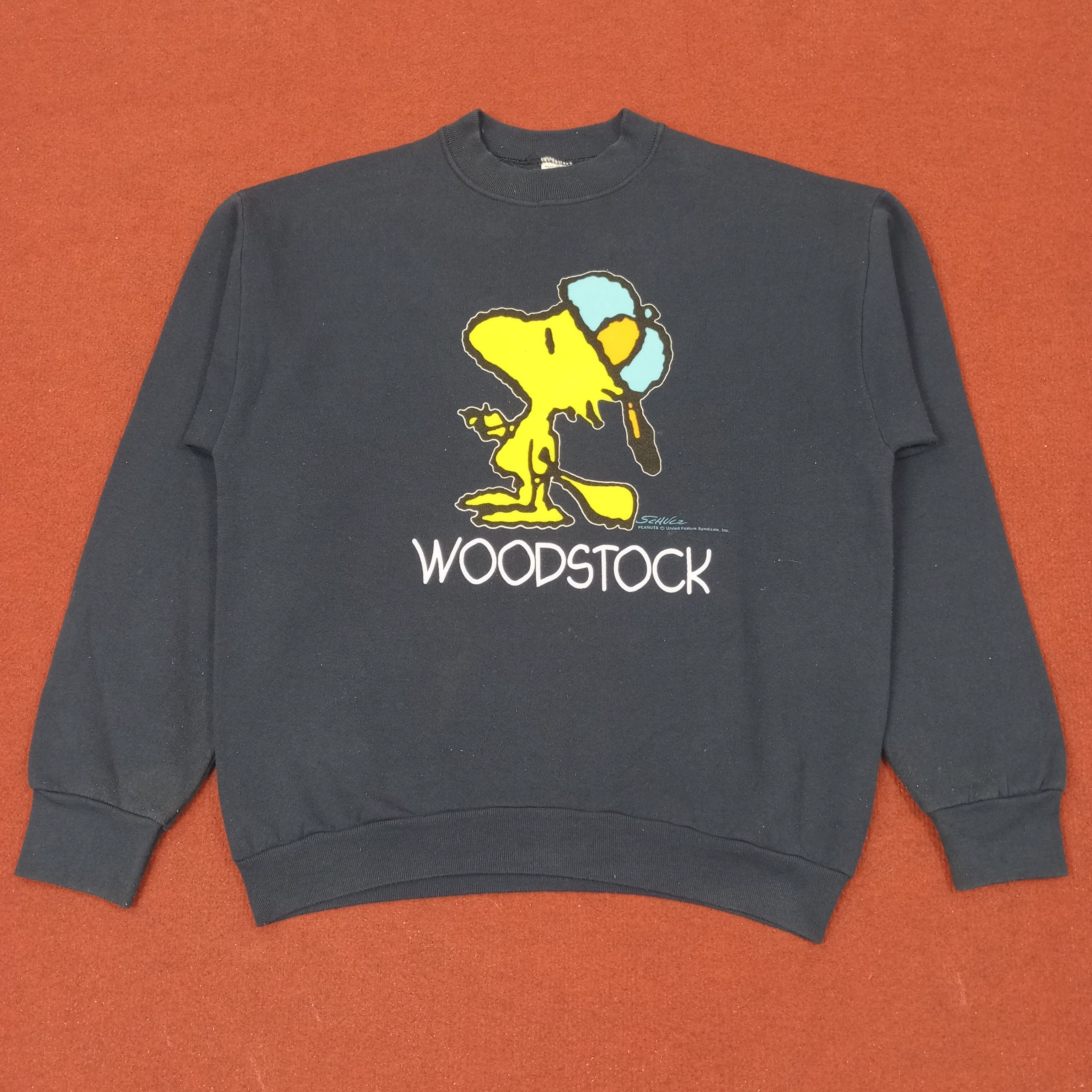Peanuts Peanuts Woodstock Vintage Sweatshirt c236n8 Size US M / EU 48-50 / 2 - 1 Thumbnail