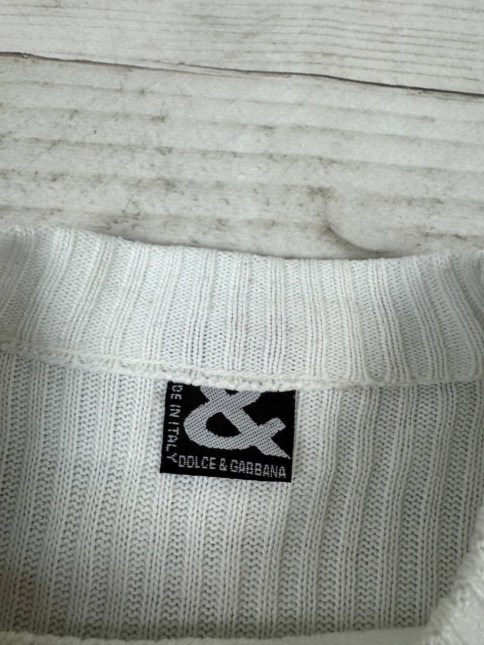 Dolce & Gabbana Vintage Dolce Gabbana Sweater Knit Big Logo Ribbed 90s Size US L / EU 52-54 / 3 - 8 Thumbnail