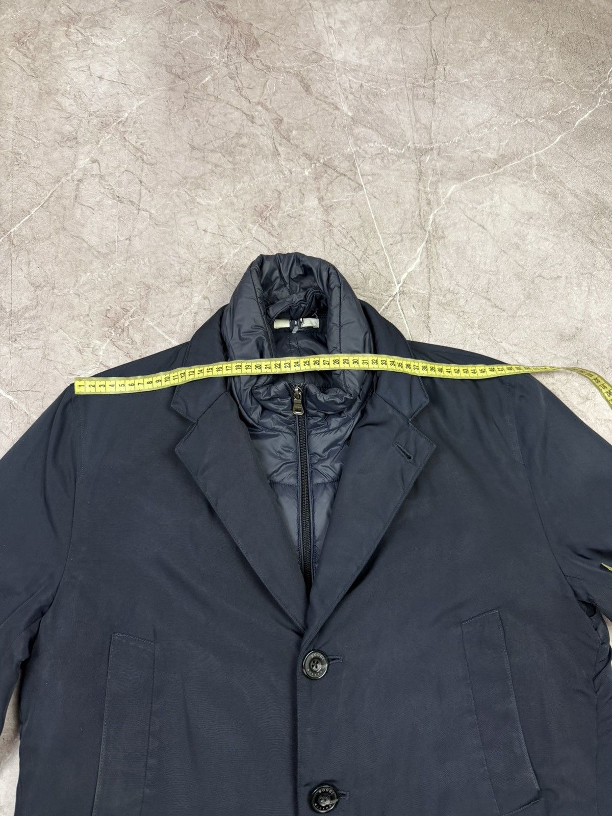 Boggi Men's Boggi Milano Padded Navy Coat Jacket Size 52 Size US L / EU 52-54 / 3 - 21 Thumbnail