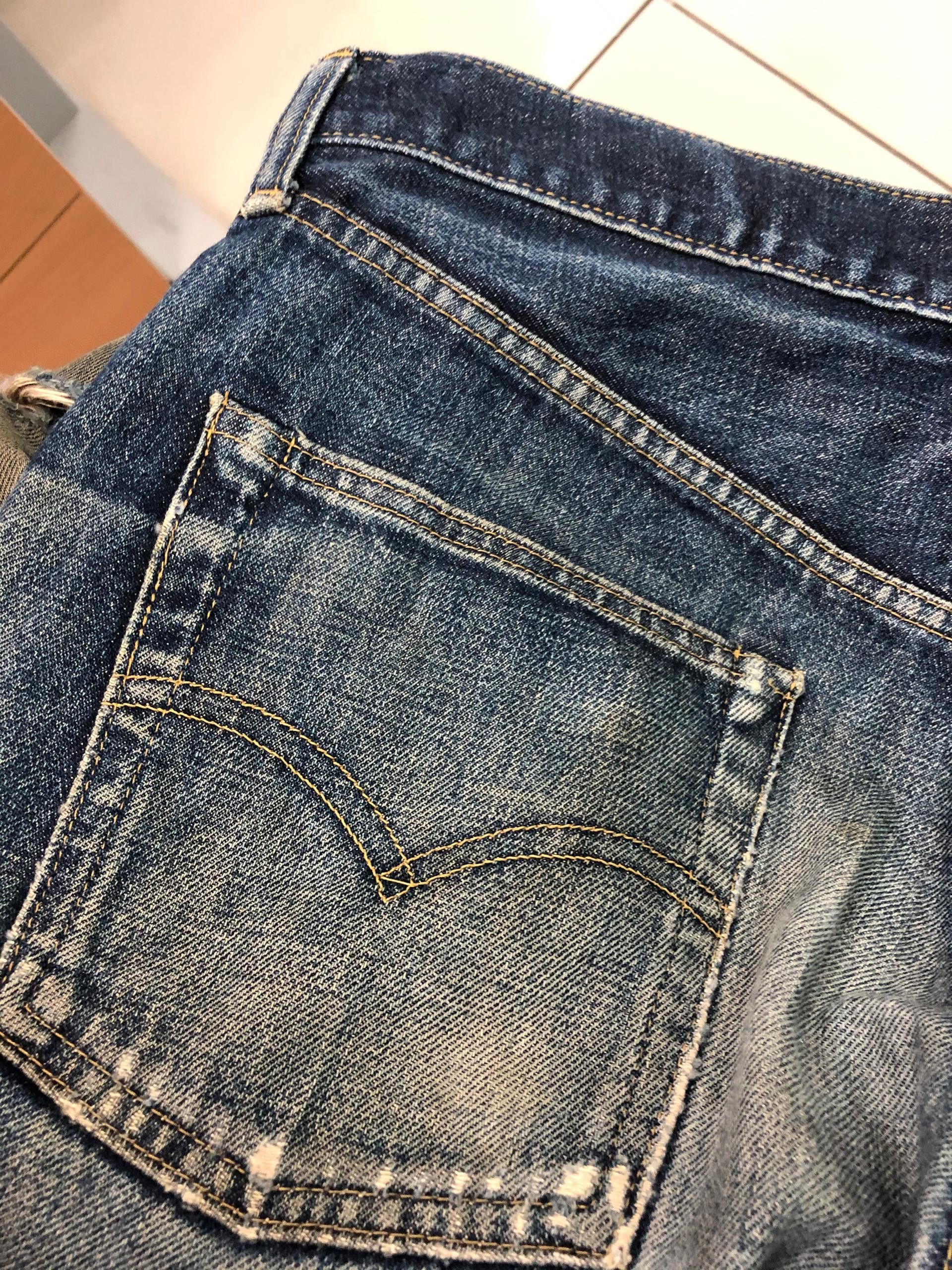4GSELLER × Levi's Levi's 503 Selvedge denim 5 button distress made in Japan Size US 32 / EU 48 - 14 Thumbnail