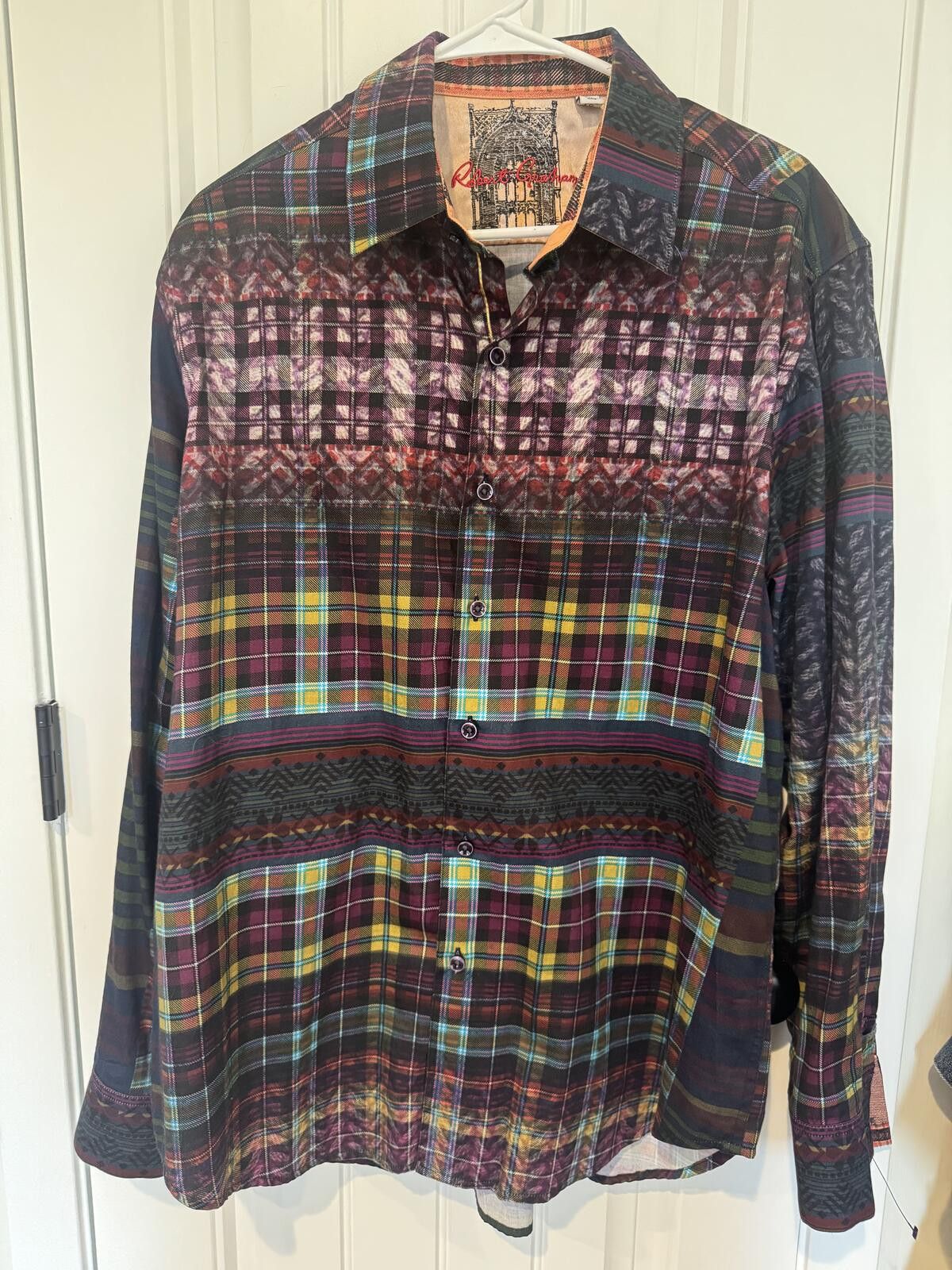 Robert Graham Robert Graham Men's Classic Fit XL Plaid Button-Up Shirt Size US XL / EU 56 / 4 - 1 Thumbnail