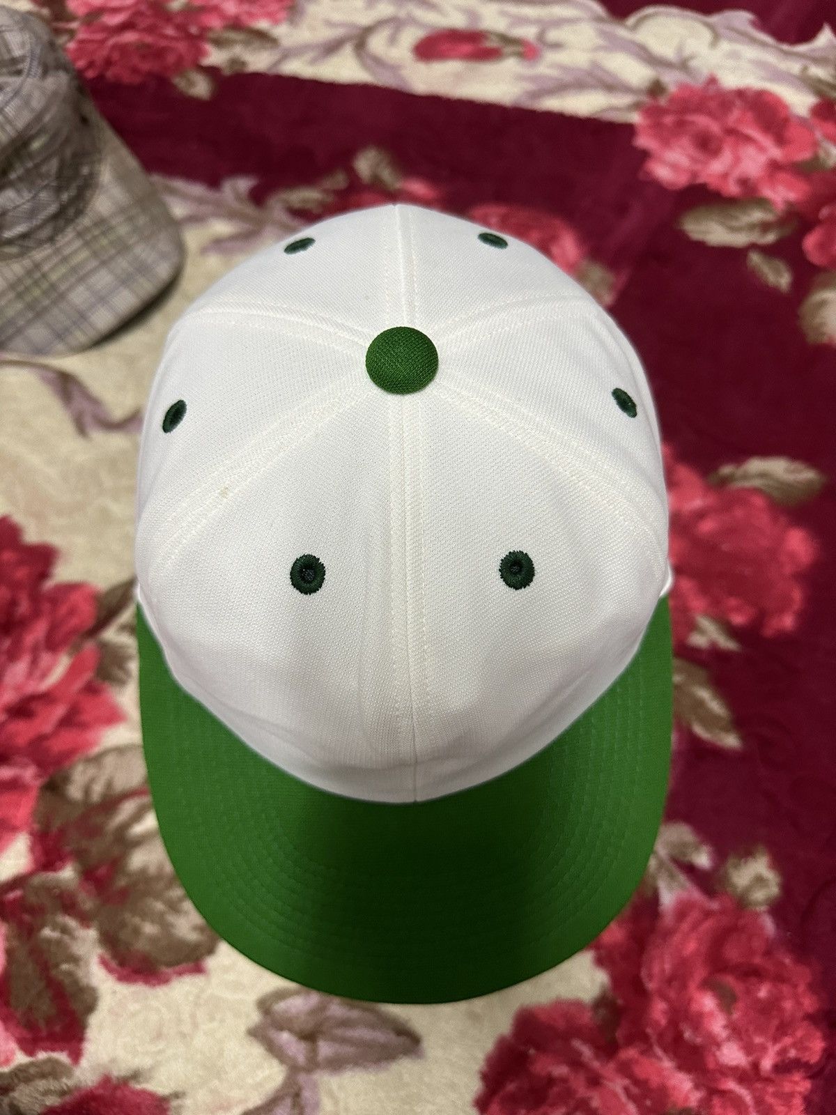 Japanese Brand × Vintage Vintage Baseball Plain Fitted Hat Size ONE SIZE - 5 Thumbnail