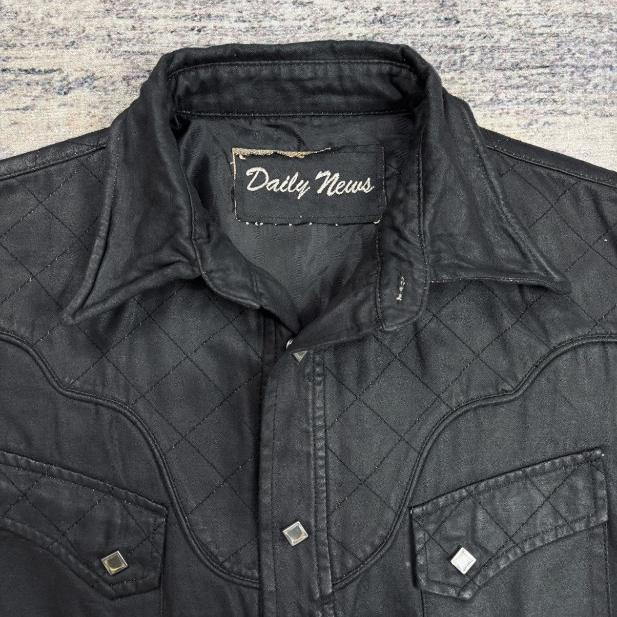 Ekam 2000s Daily News - Vkei Style Western Cowboy Button Shirt Size US M / EU 48-50 / 2 - 6 Thumbnail