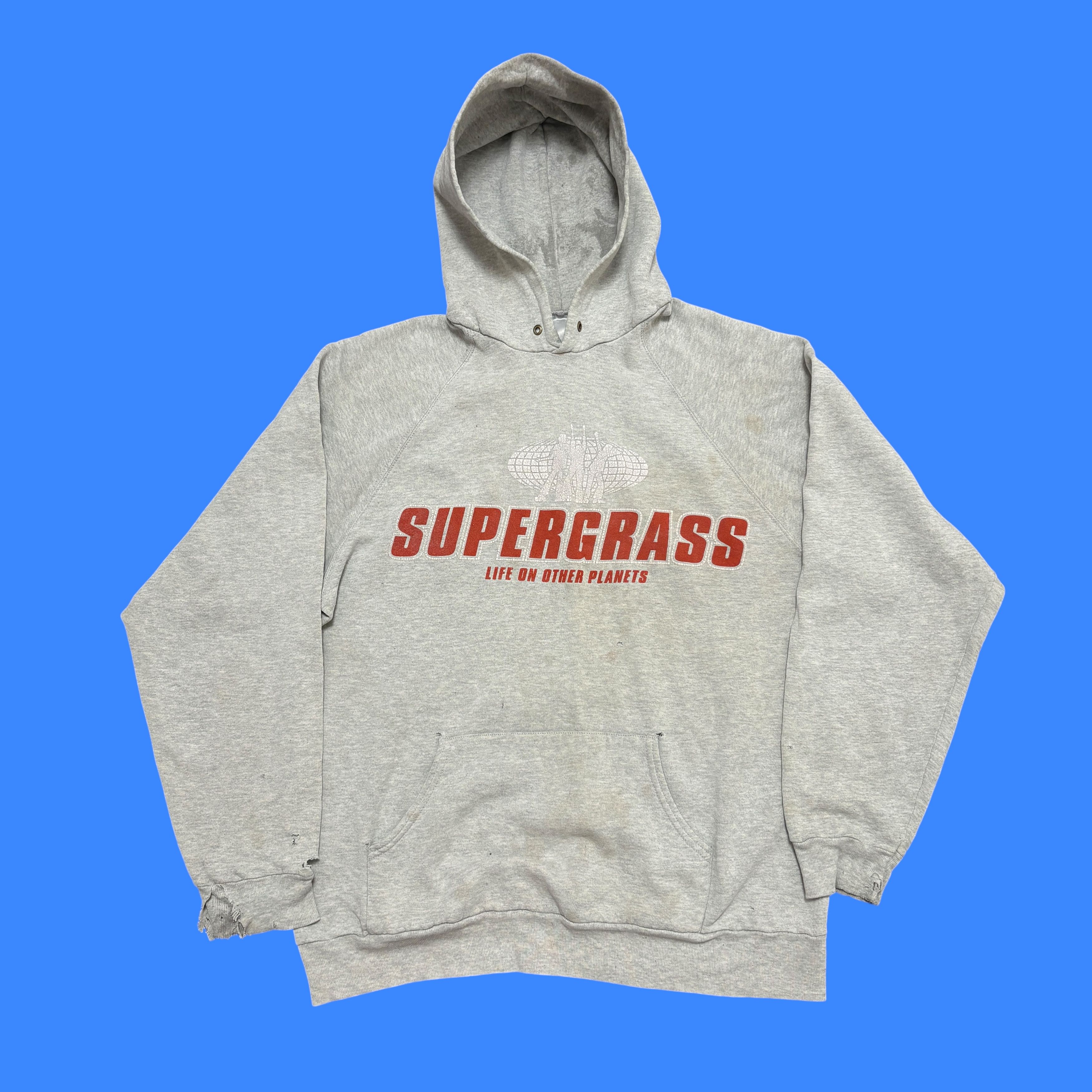 Band Tees Supergrass Vintage Band Hoodie 00s Britpop Music Merch Oasis Size US XL / EU 56 / 4 - 1 Thumbnail