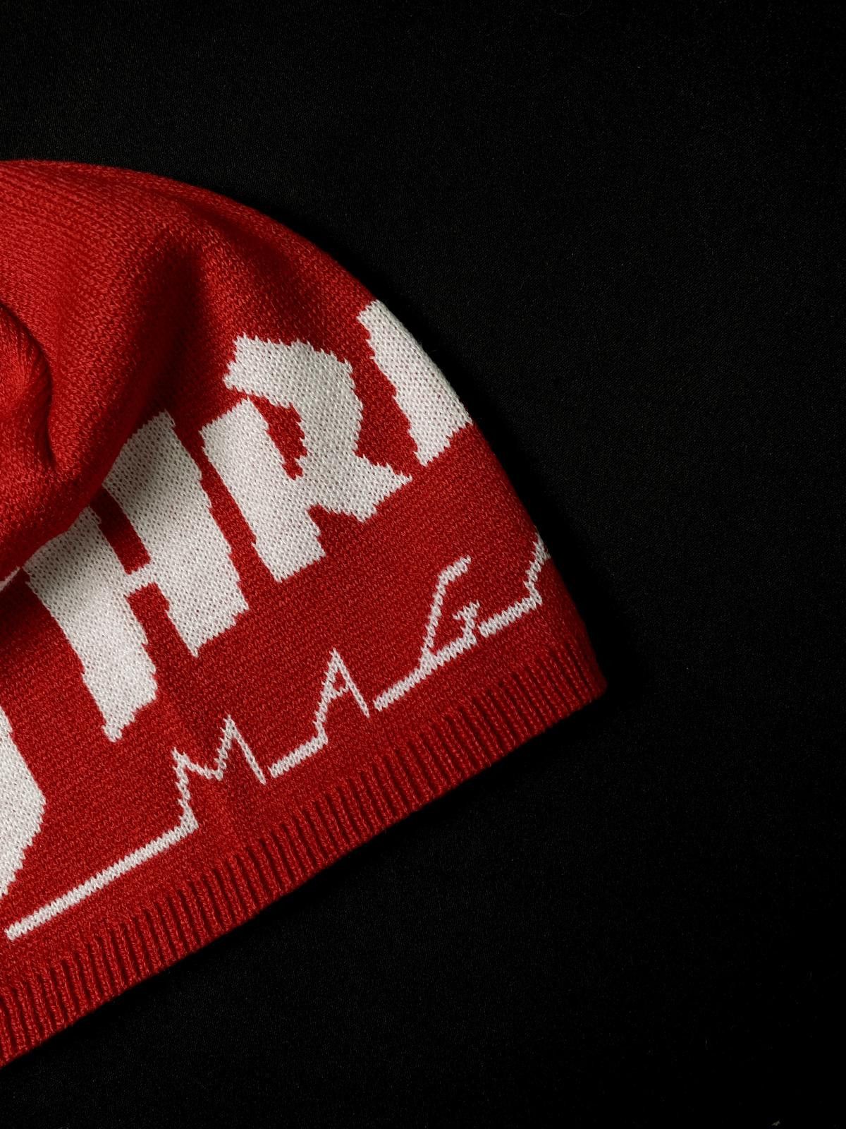 Thrasher Rare Thrasher Magazine Classic Logo No Cuff Knit Beanie Hats Size ONE SIZE - 5 Thumbnail