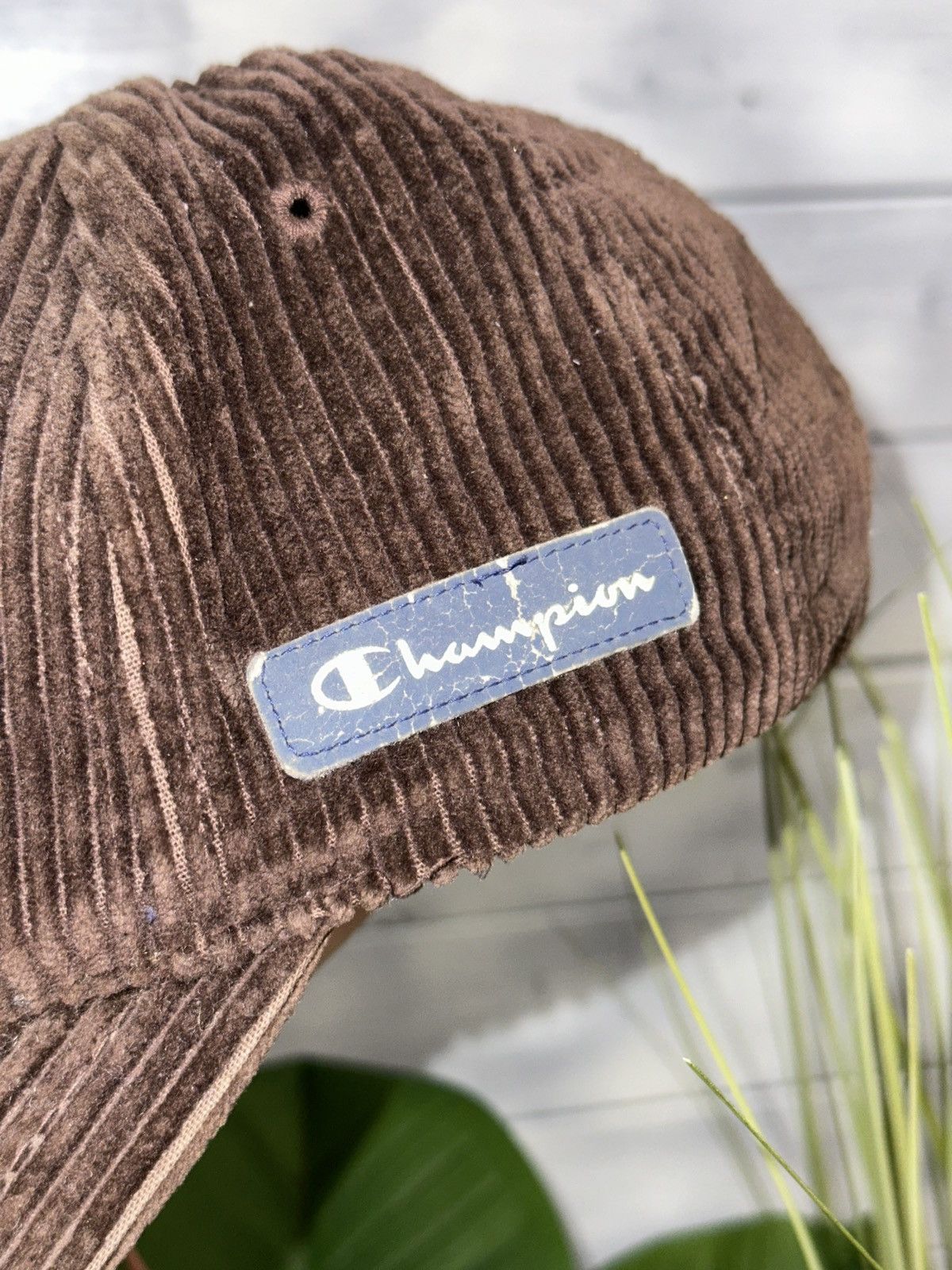 Champion Very Rare Vintage Cap Champion Velvet Reflective Logo Size ONE SIZE - 7 Thumbnail