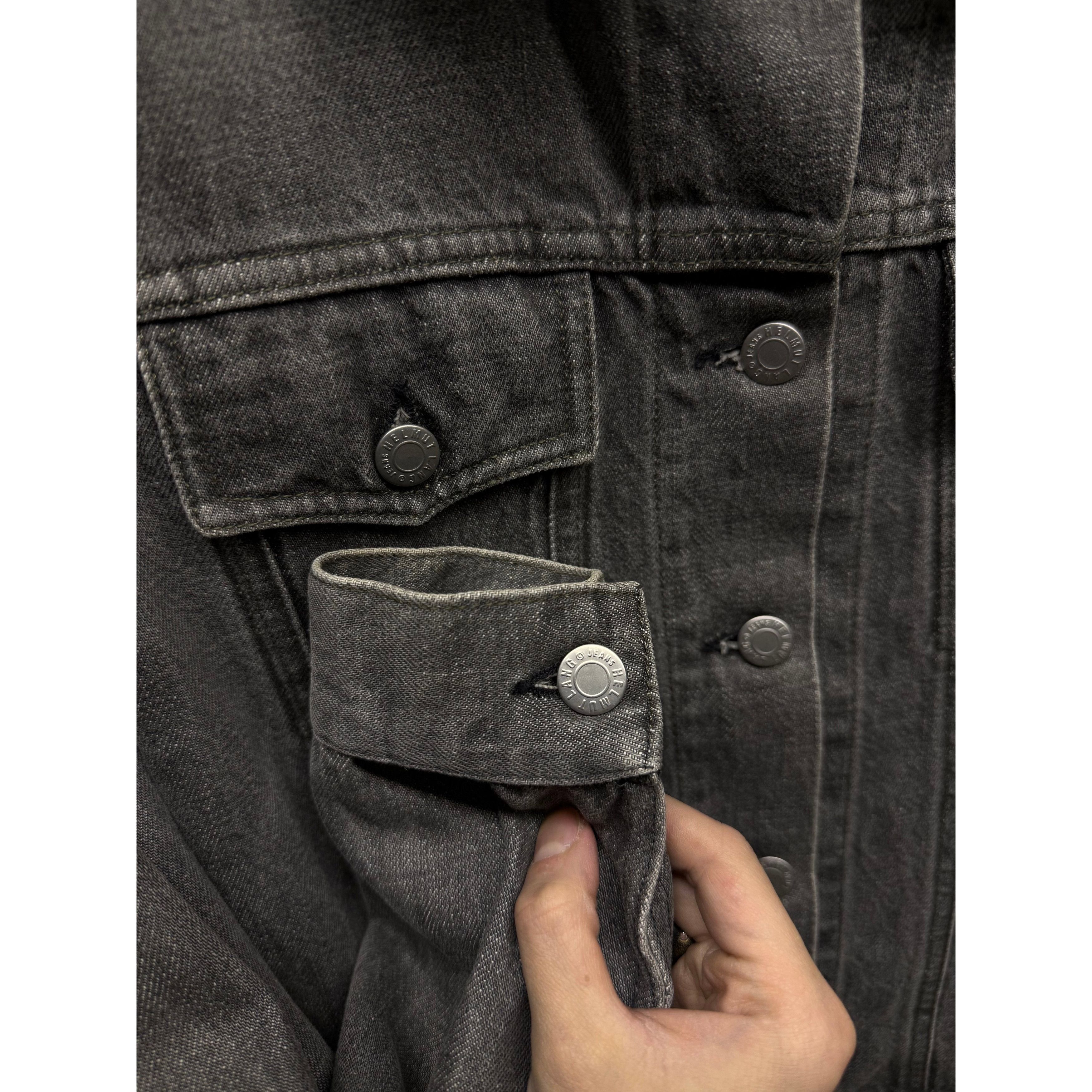 Helmut Lang Helmut Lang Early 00s Washed Grey Denim Trucker Jacket Size US XS / EU 42 / 0 - 4 Thumbnail