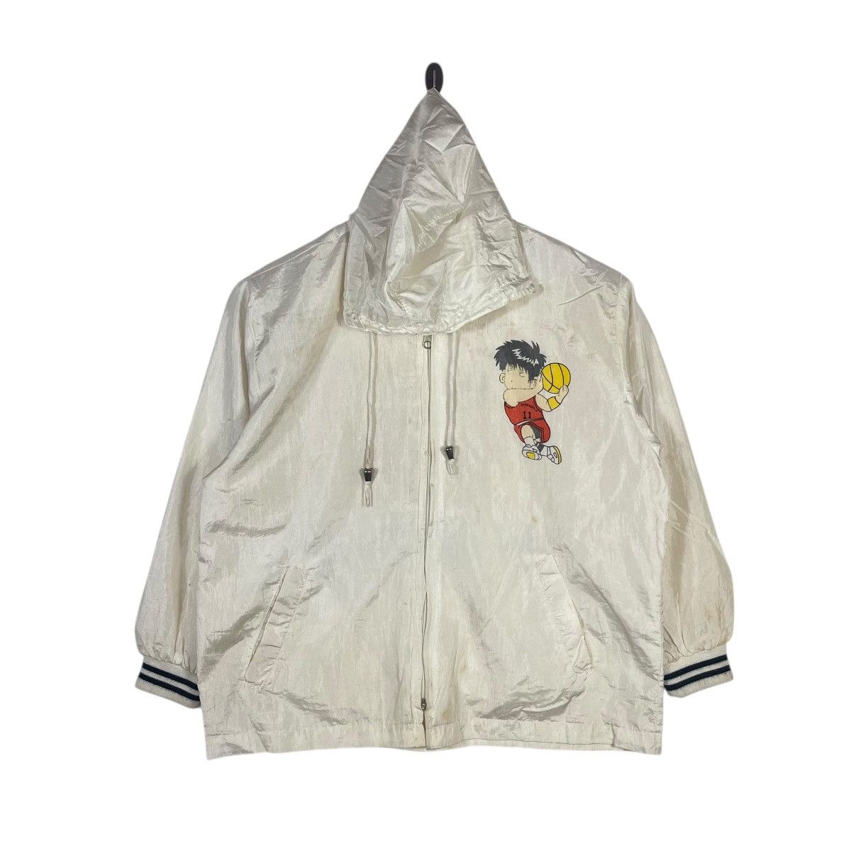 Vintage Vintage 90’s Slam Dunk Japanese Anime Basketball Windbreaker Size US M / EU 48-50 / 2 - 1 Thumbnail